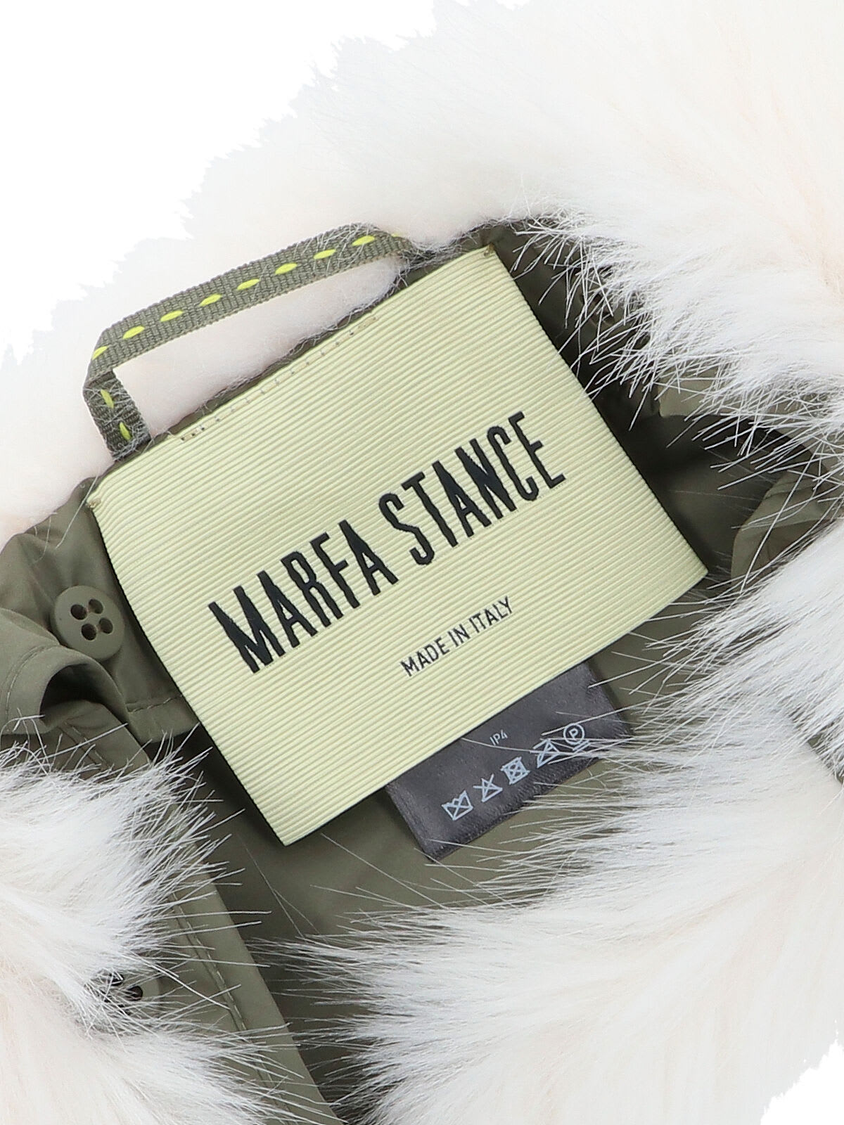 Marfa Stance Faux Fur Collar In White