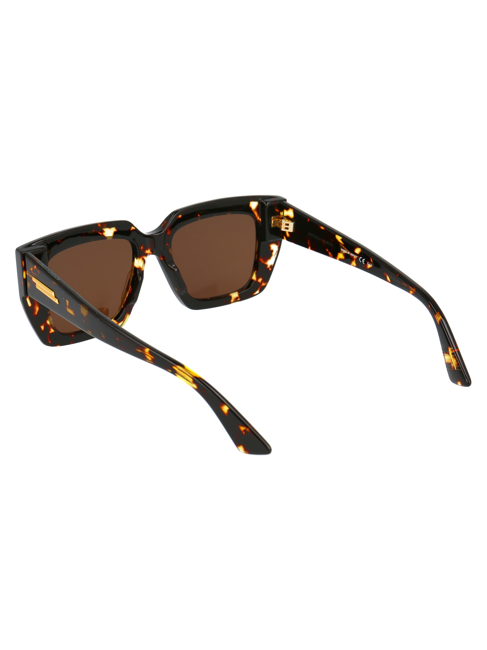 Shop Bottega Veneta Bv1030s Sunglasses In 002 Havana Havana Brown