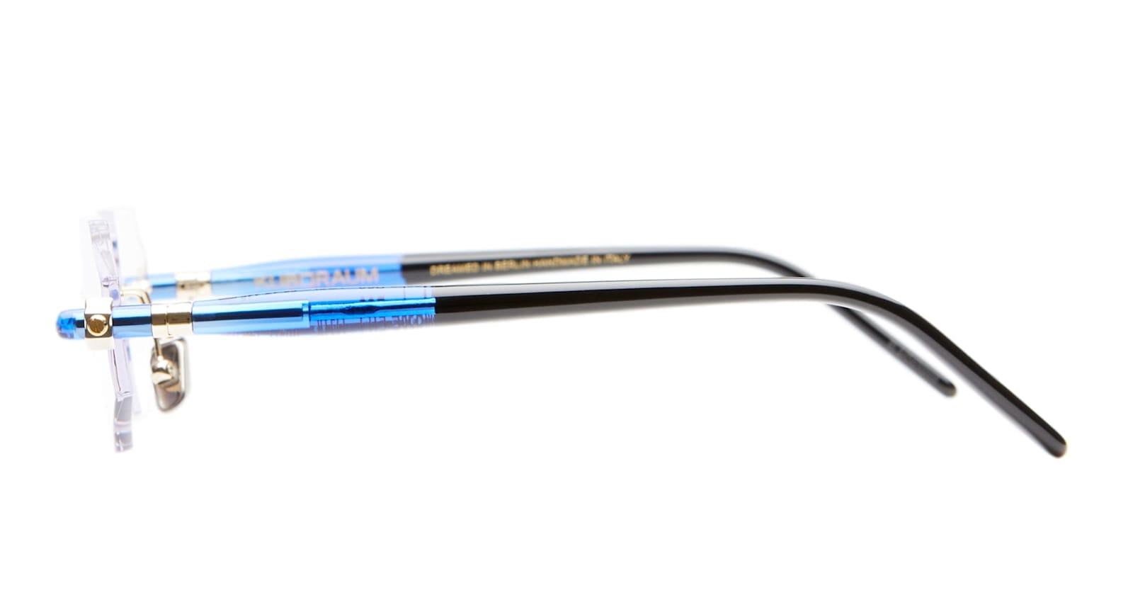 Kuboraum Mask P63 - Light Gold / Blue Rx Glasses In Gold