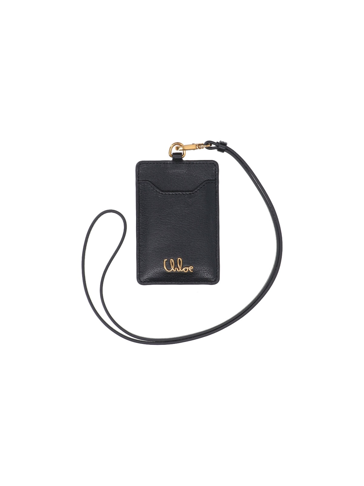 Chloé Iconic Card Holder In Black