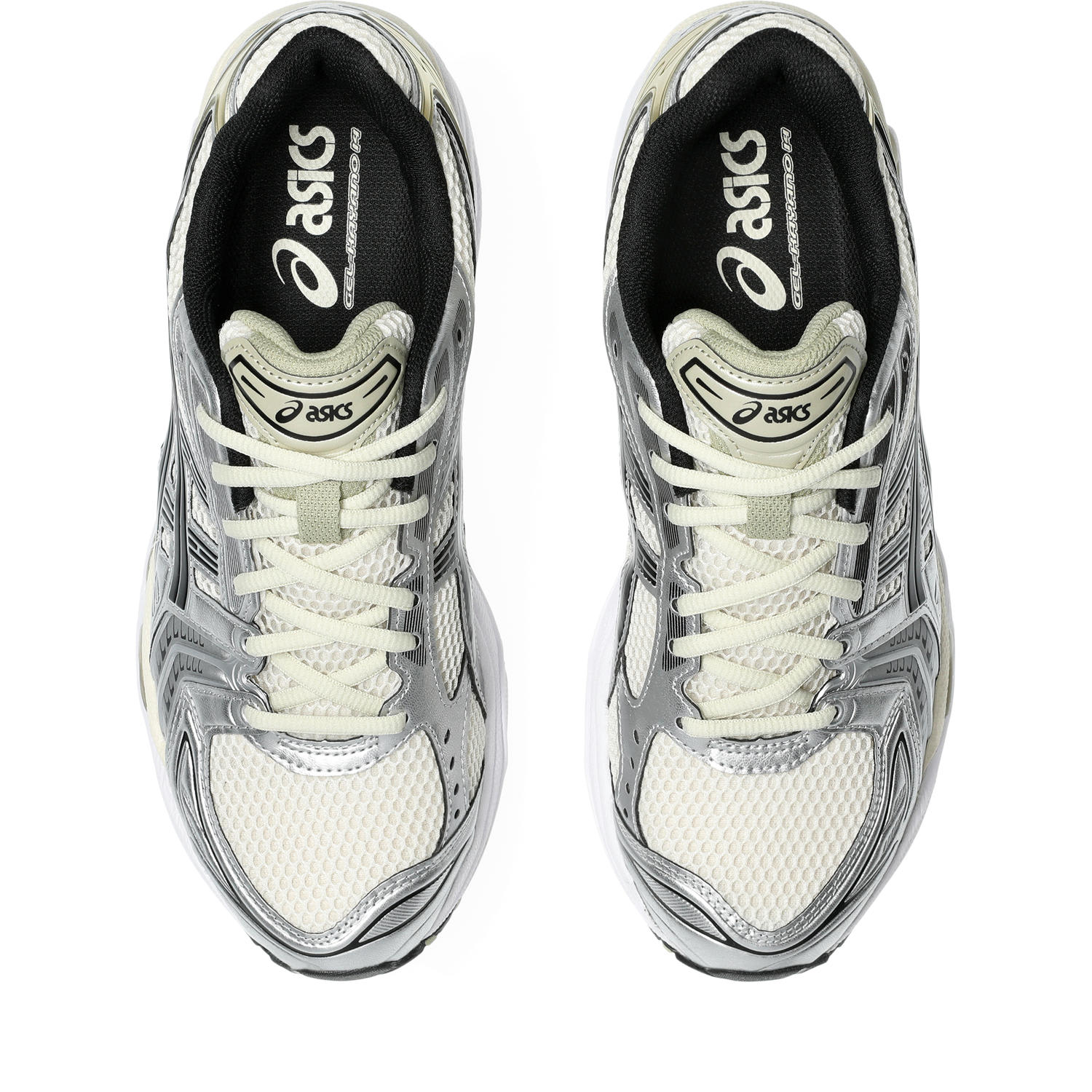 Asics Gel Kayano 14 Sneakers With Shiny Silver Accents In Multi