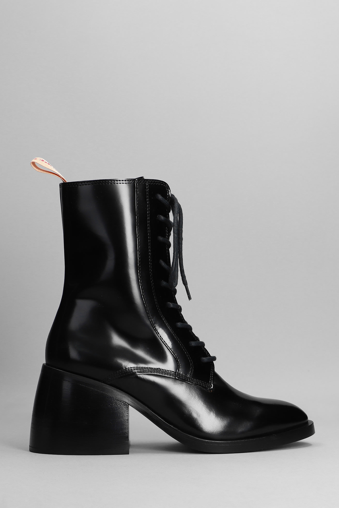 See by Chloé July High Heels Ankle Boots In Black Leather