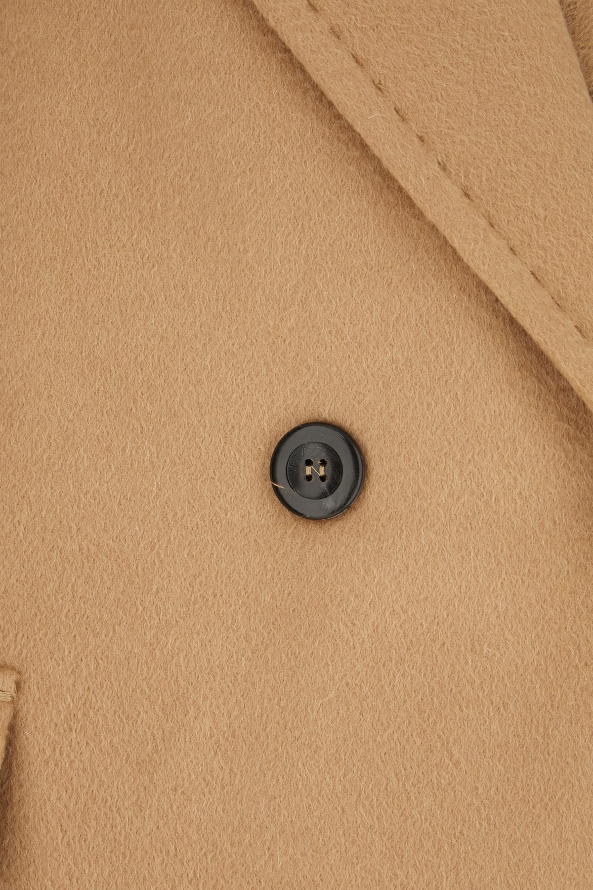 Max Mara Beige Cashmere Blend Coat In Cammello