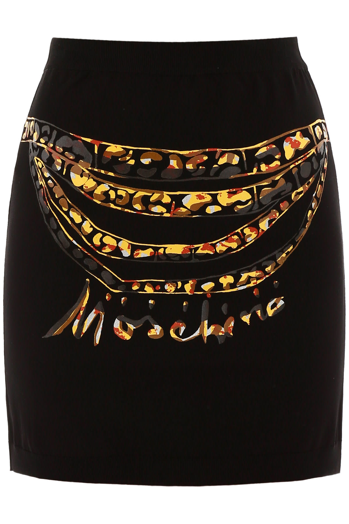 MOSCHINO CHAINS MINI SKIRT,11315005