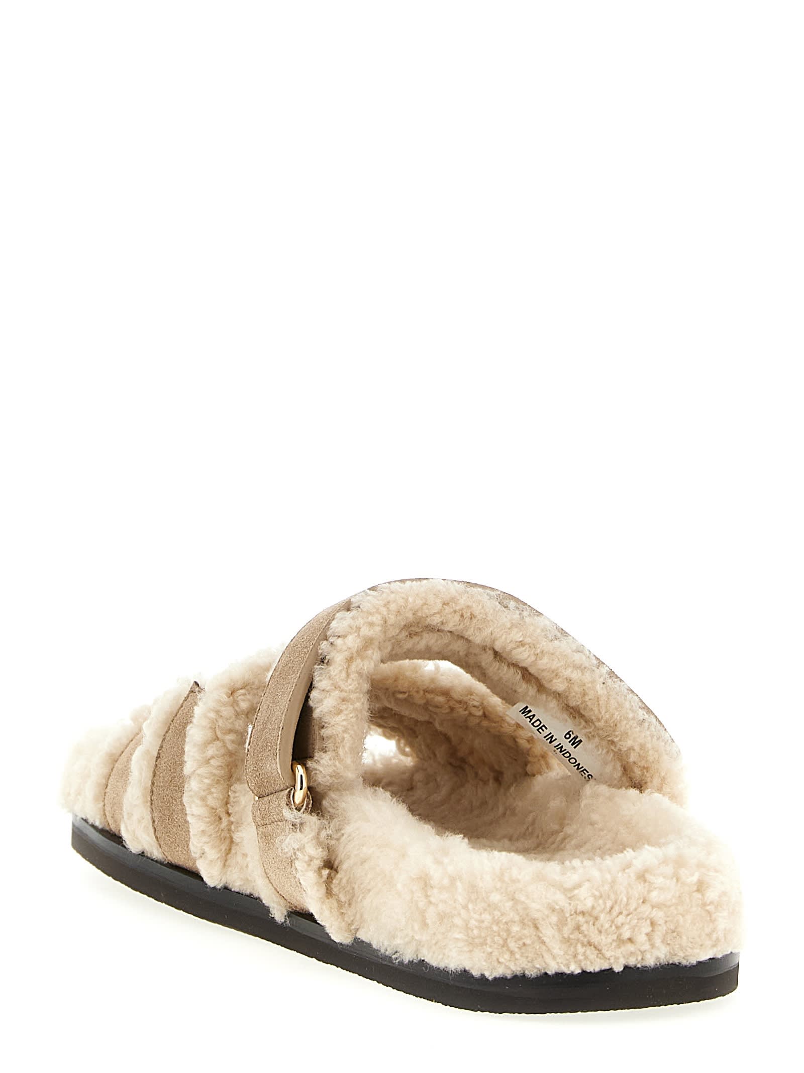 Tory Burch Ines Slides In Neutral