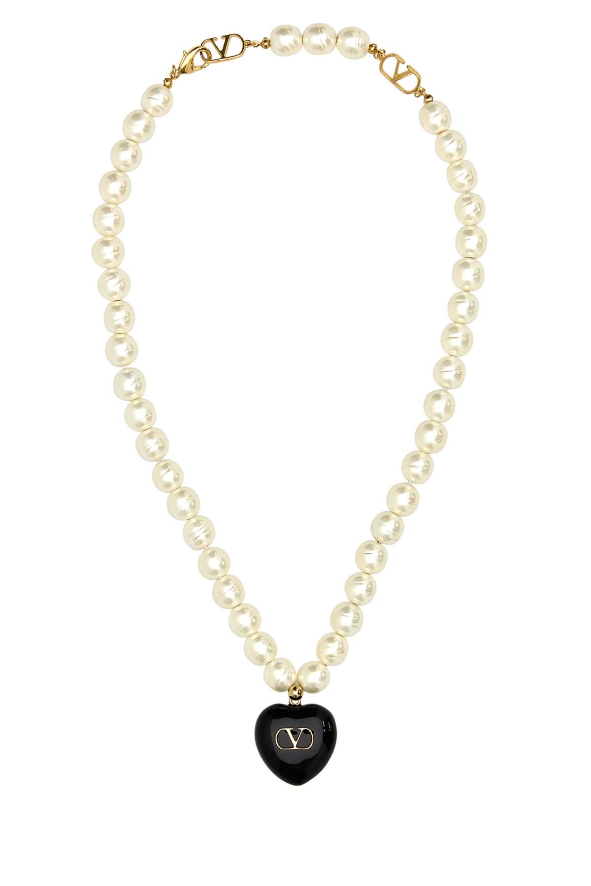 Ivory Pearls Coeur Royal Necklace