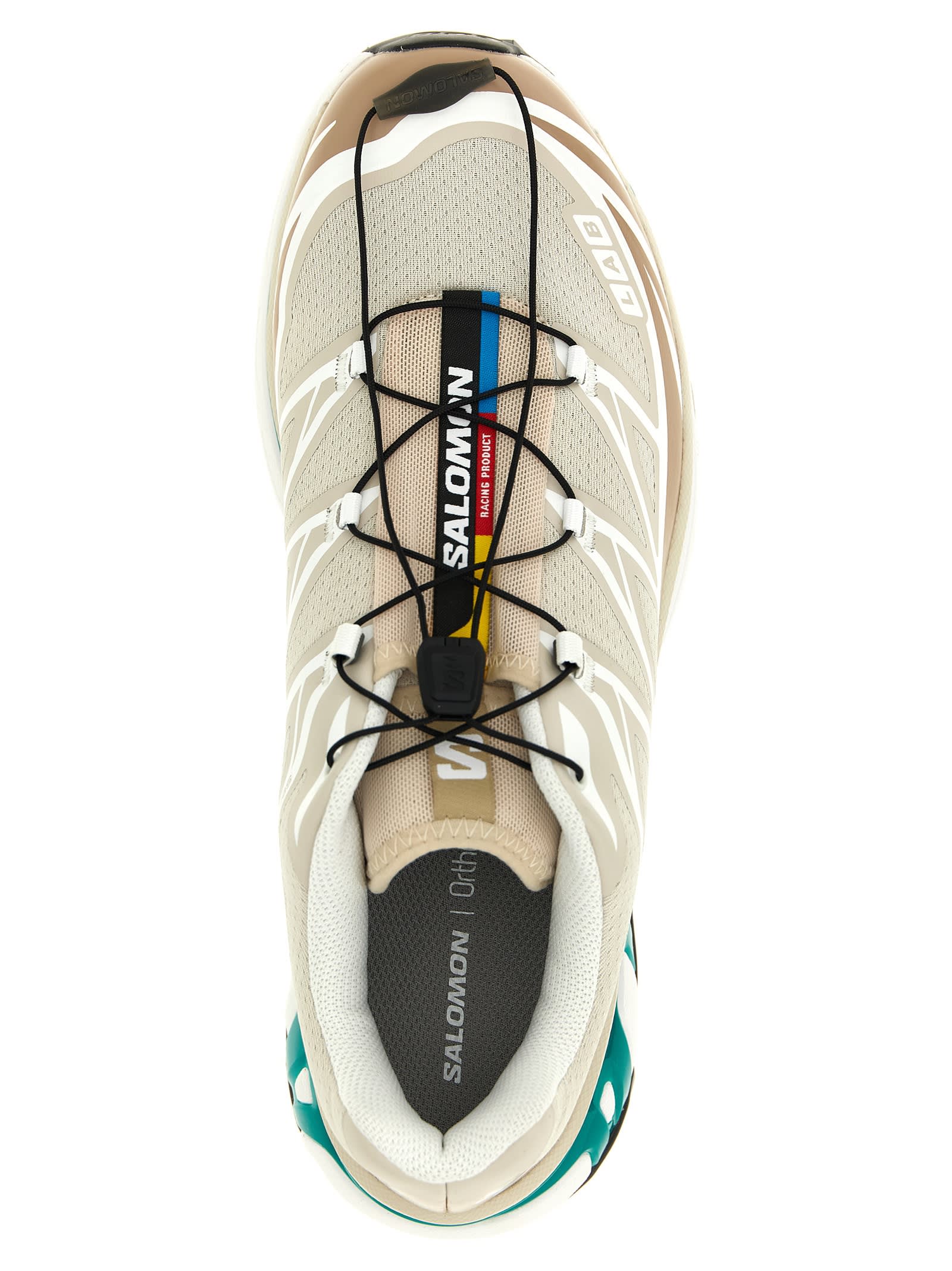 Salomon Xt-6 Low-top Nylon Sneakers In Neutral