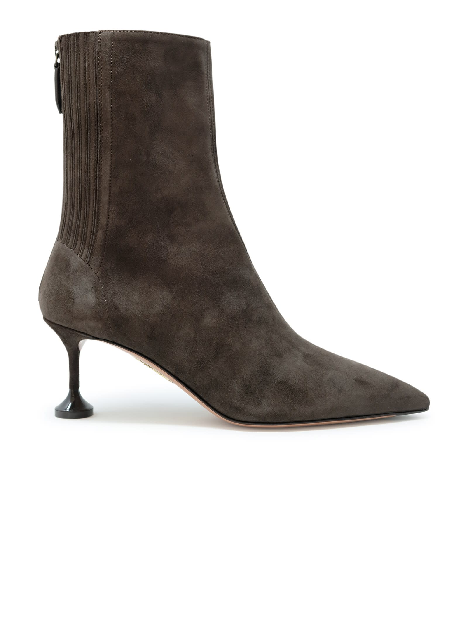 Aquazzura Madison Boots 65 In Brown