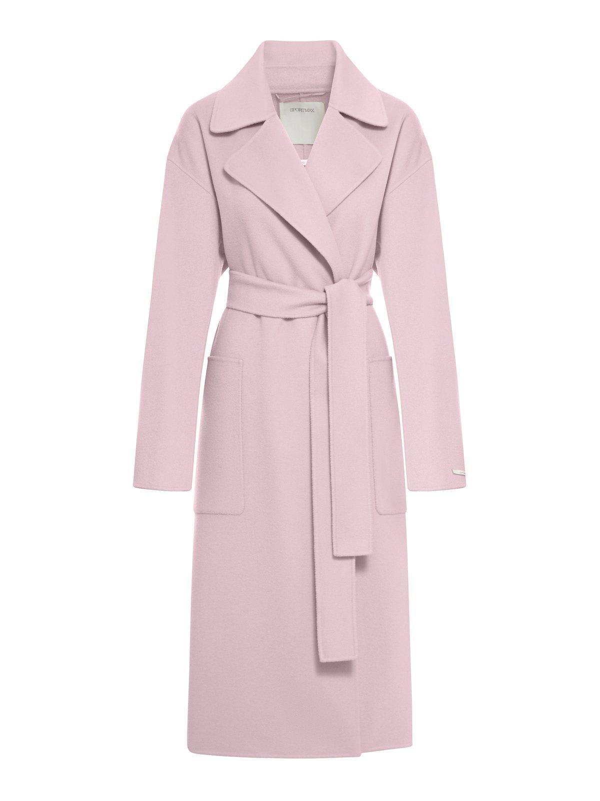 Sportmax Max Mara Belted Long In Pink