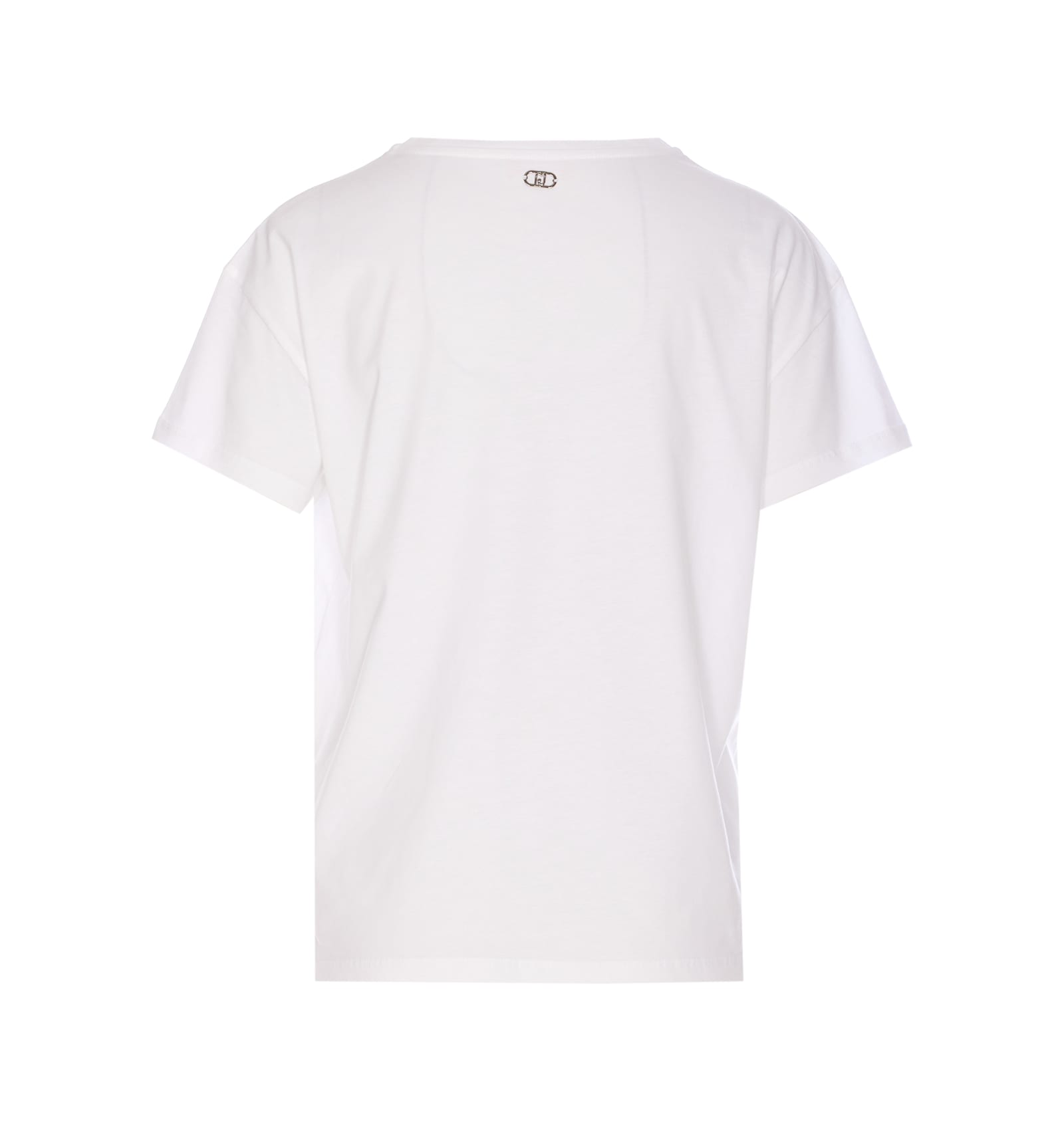 Liu •jo Liu Jo Crewneck Embellished T In White