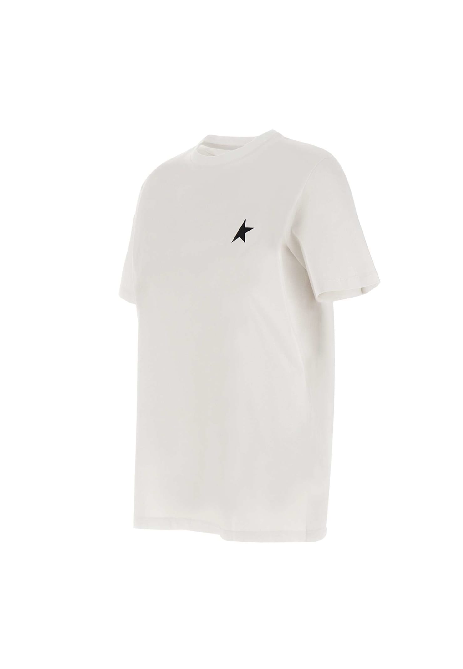 Shop Golden Goose Cotton T-shirt In White