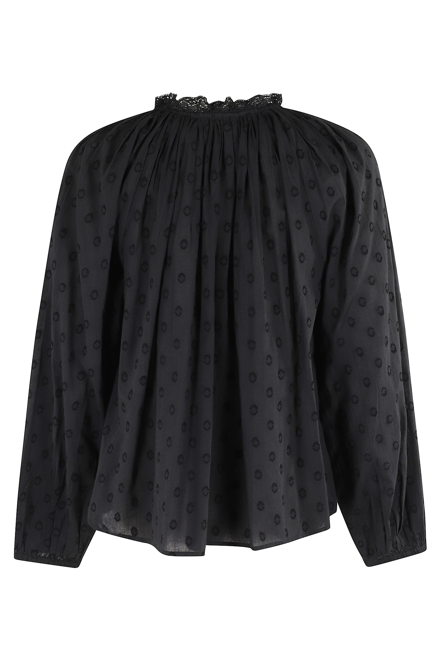 Ulla Johnson Ada Puff-sleeve Jacquard Blouse