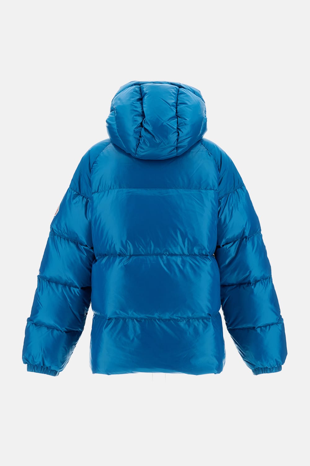 Pyrenex Hooded Cotton Jacket In Blue
