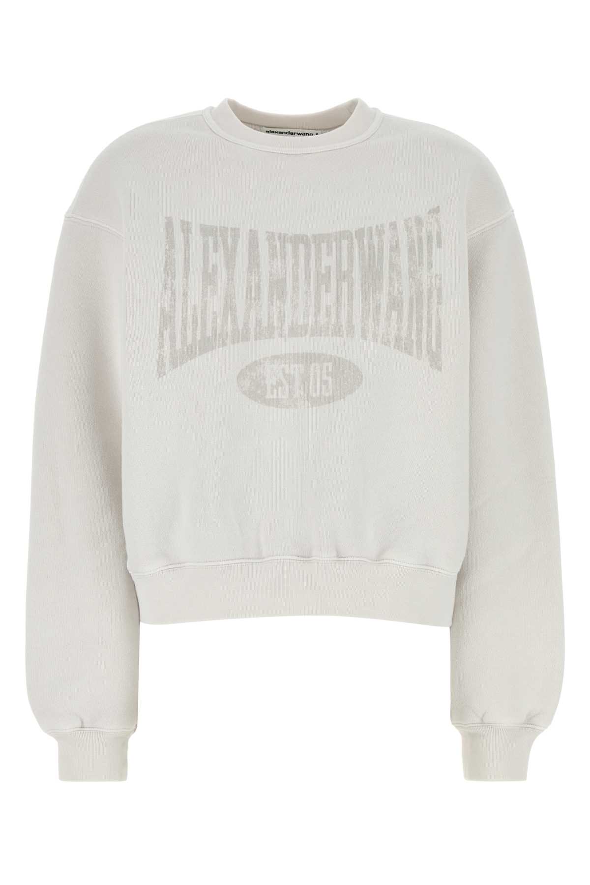 Chalk Cotton Blend Oversize Sweatshirt