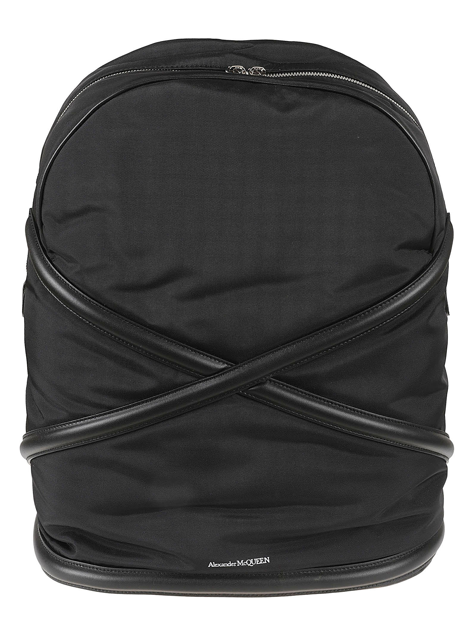 Shop Alexander Mcqueen Ny Cordura Backpack In Black