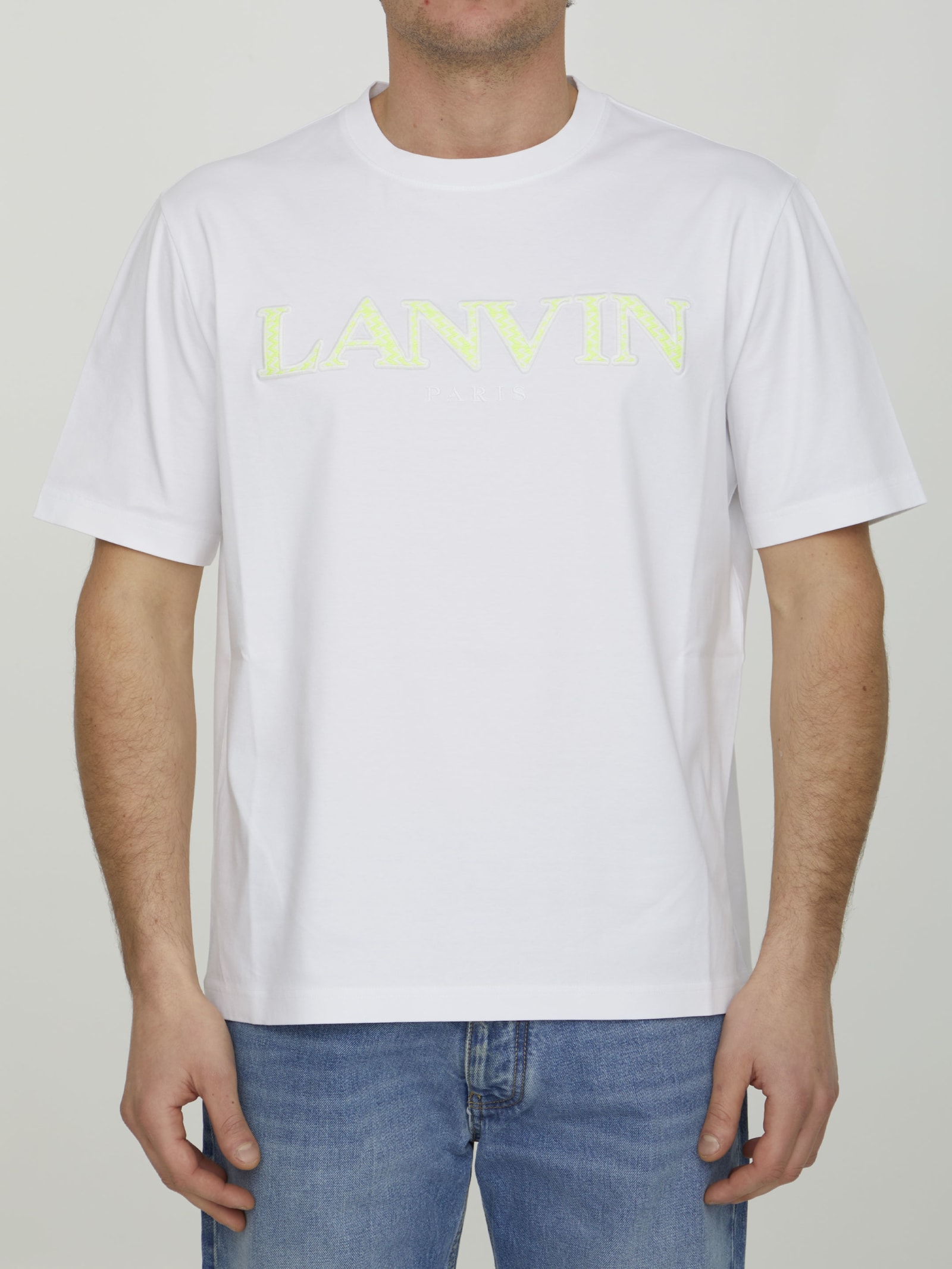 Lanvin White T-shirt With Logo