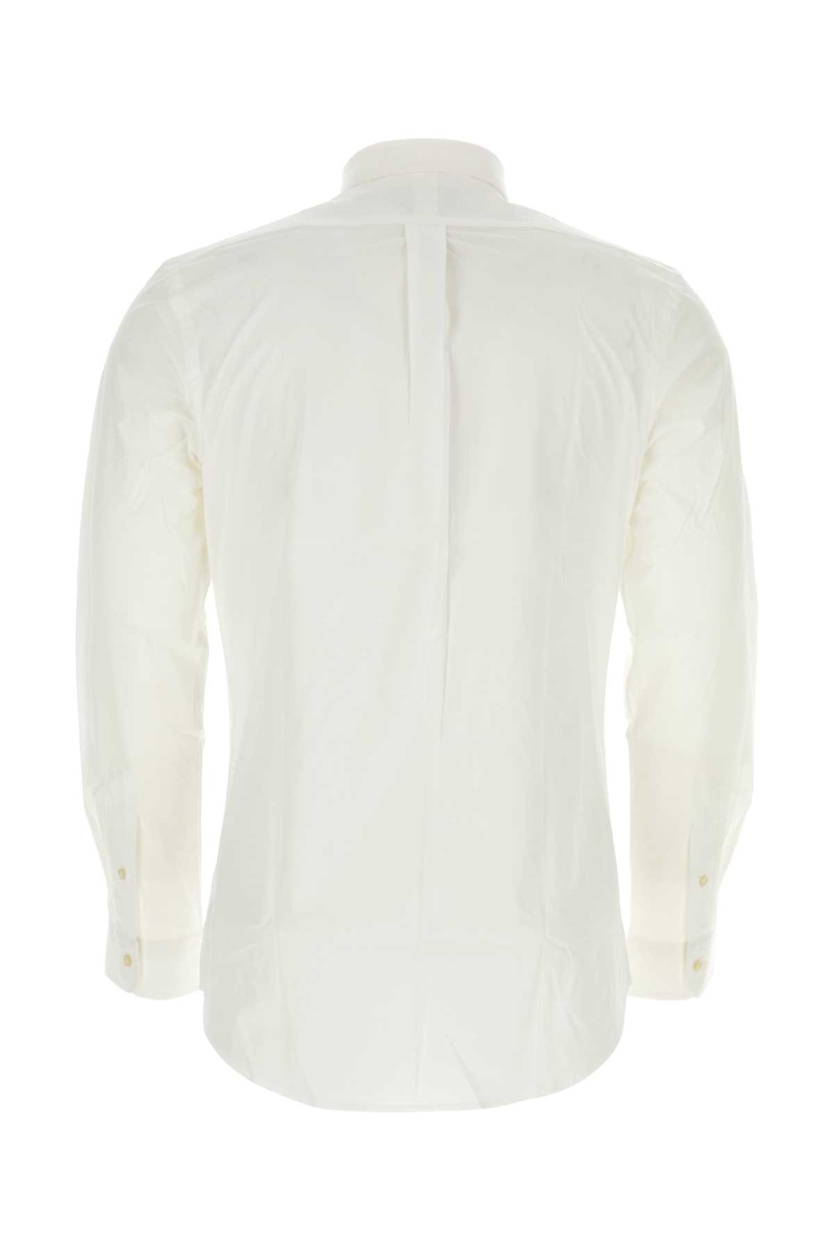 Polo Ralph Lauren White Stretch Cotton Shirt