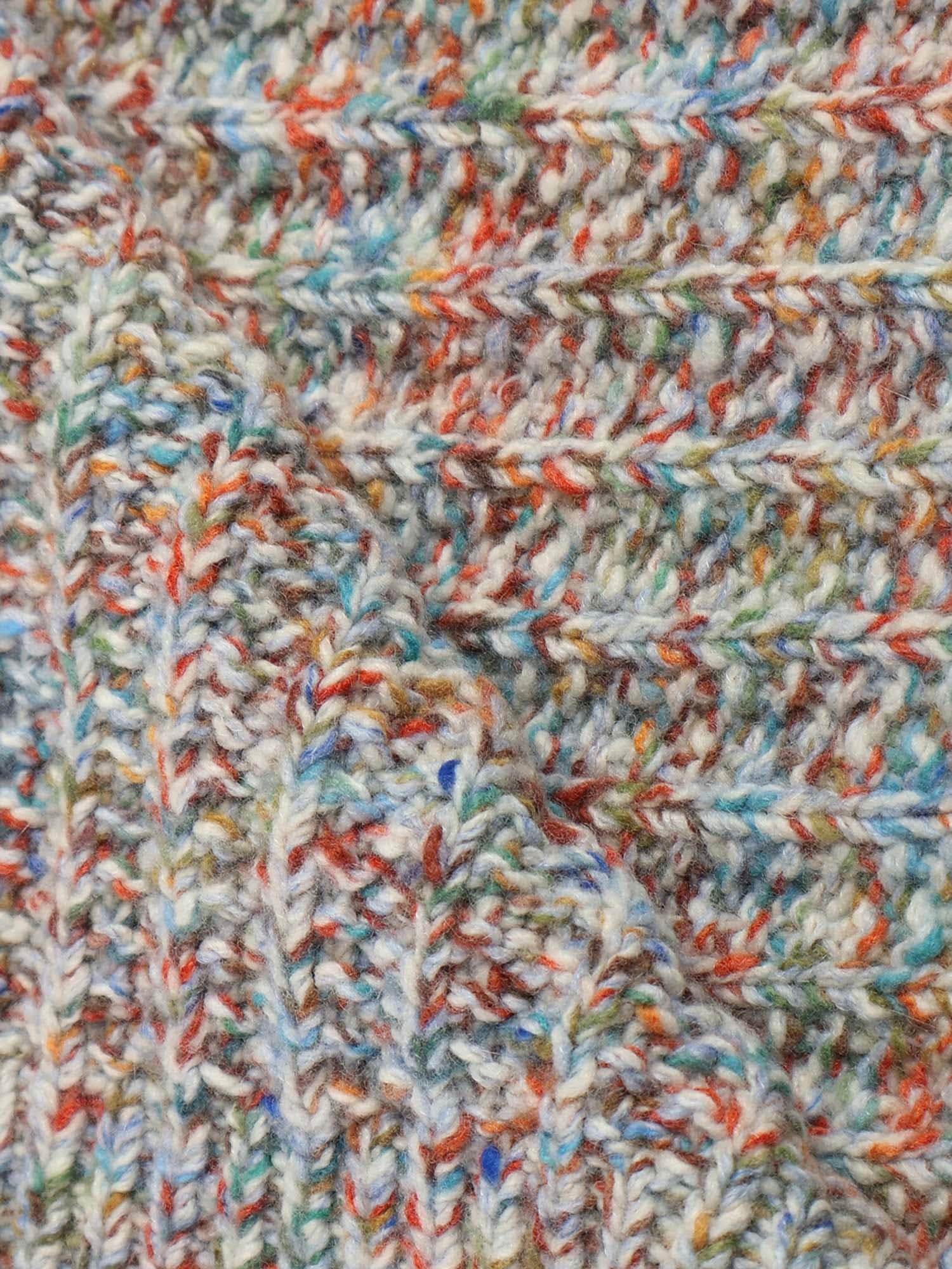 Loewe Wool And Cashmere Blend Scarf In Multi