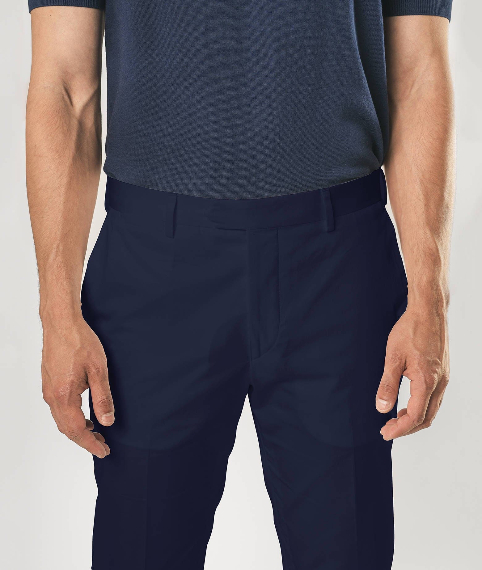 Larusmiani Trousers Howard Pants In Blue