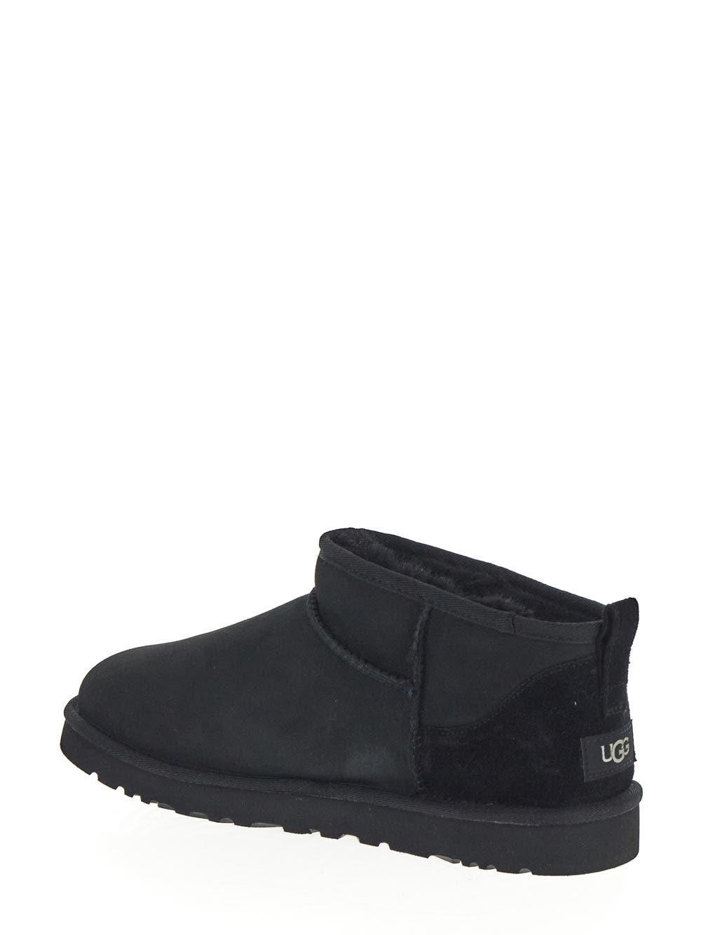 Shop Ugg Ultra Mini Ankle Boot In Nero