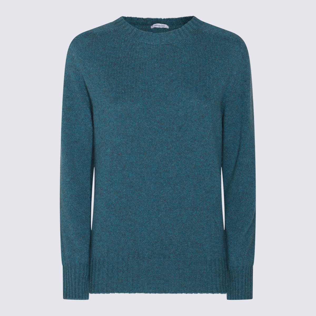 Light Blue Wool Knitwear