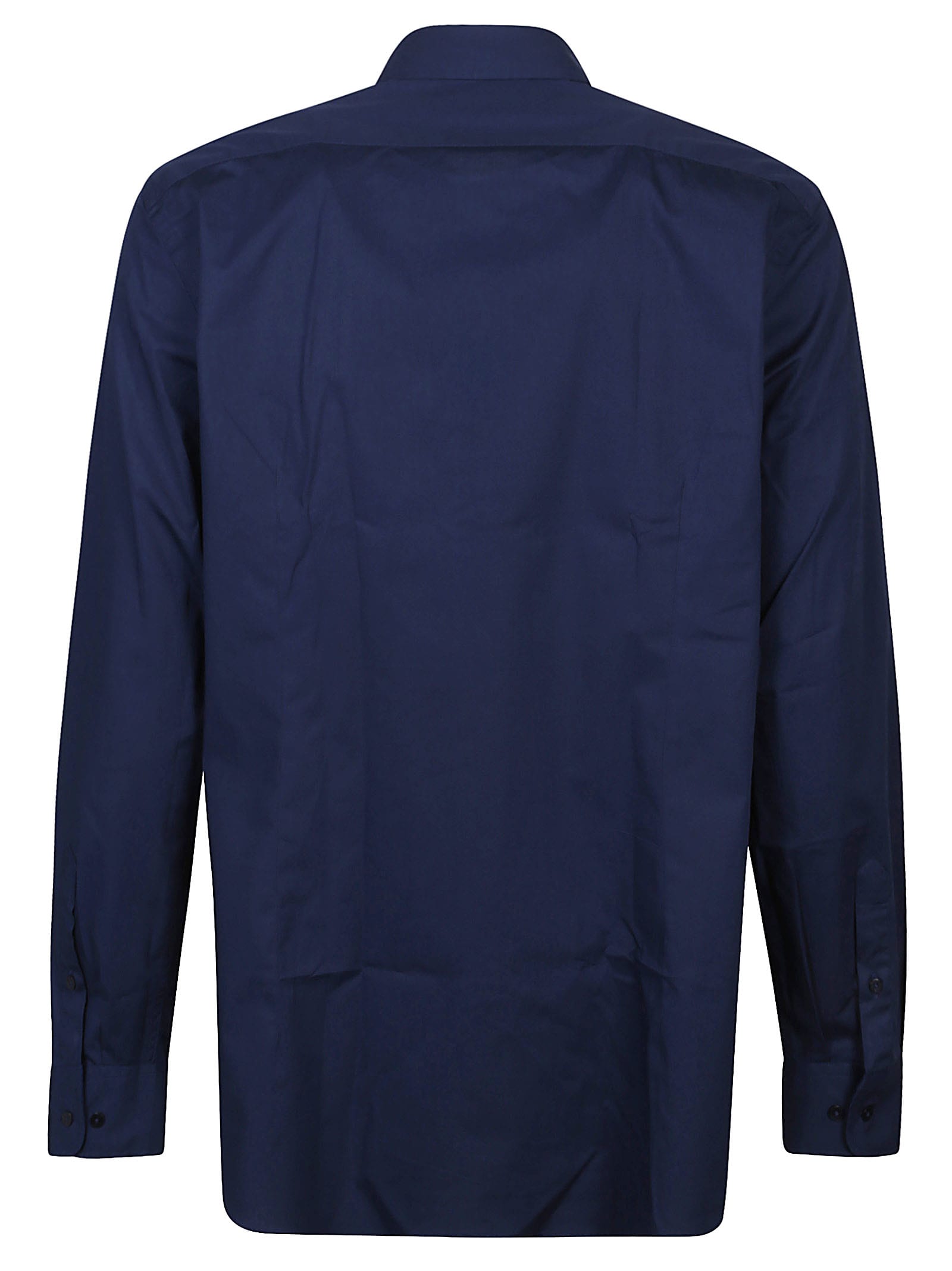 Shop Etro Roma Long Sleeve Shirt In Blue