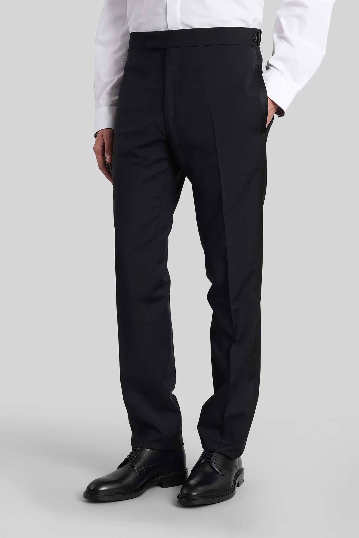 Paul Smith Pants In Black Wool In Black
