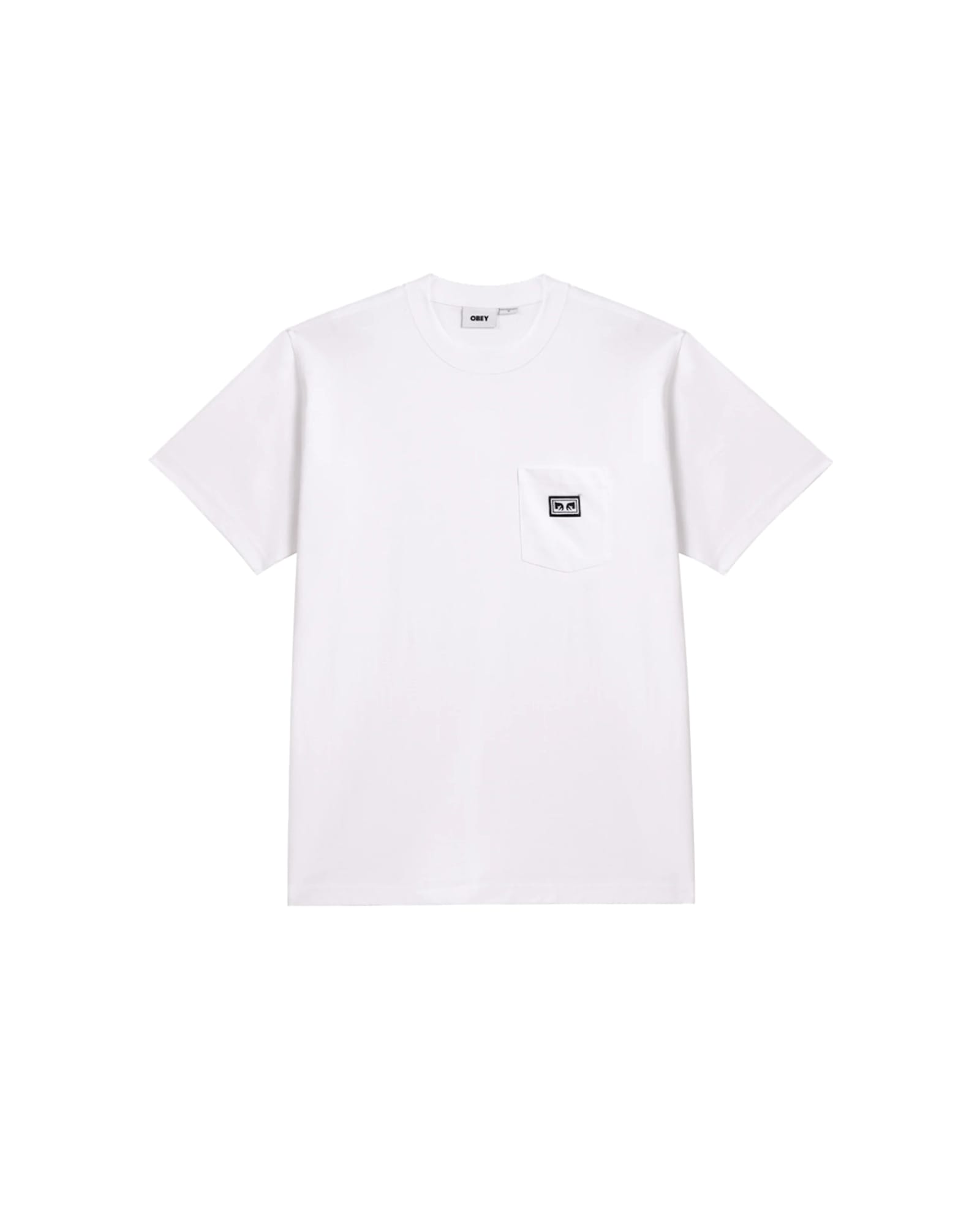 Obey Established Works Eyes Pocket Tee Ss In White