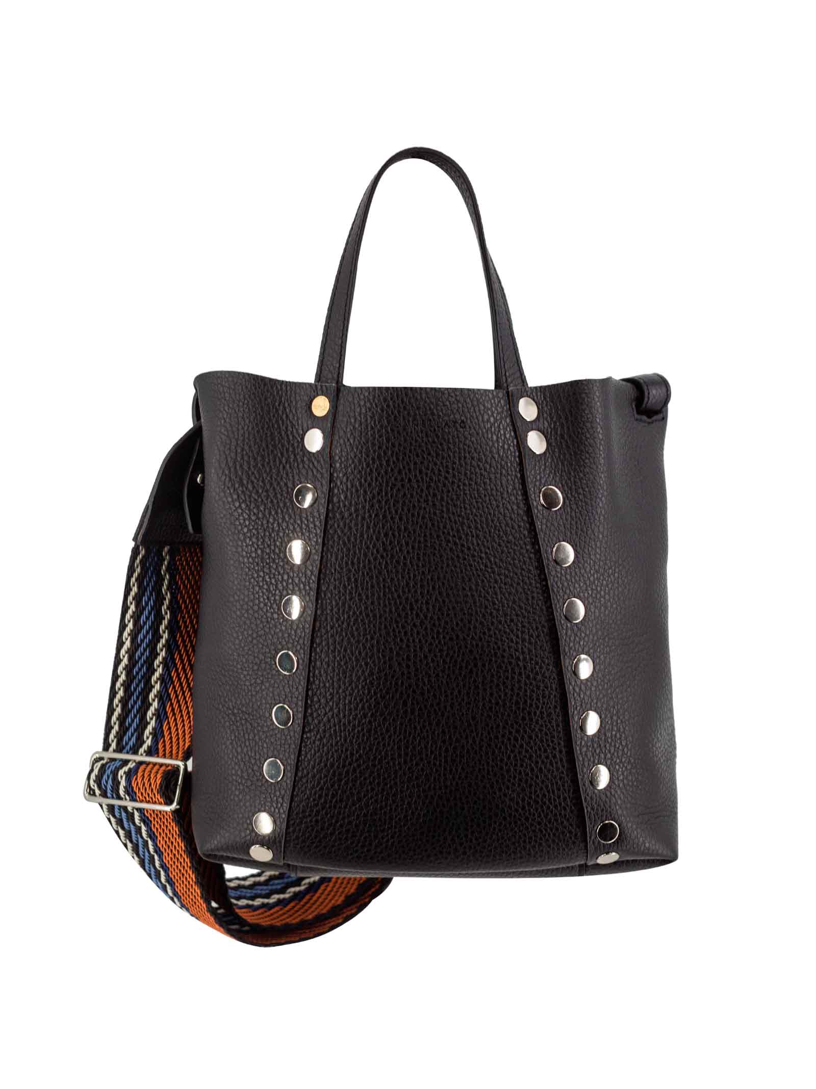 Zanellato Studded Leather Tote Bag