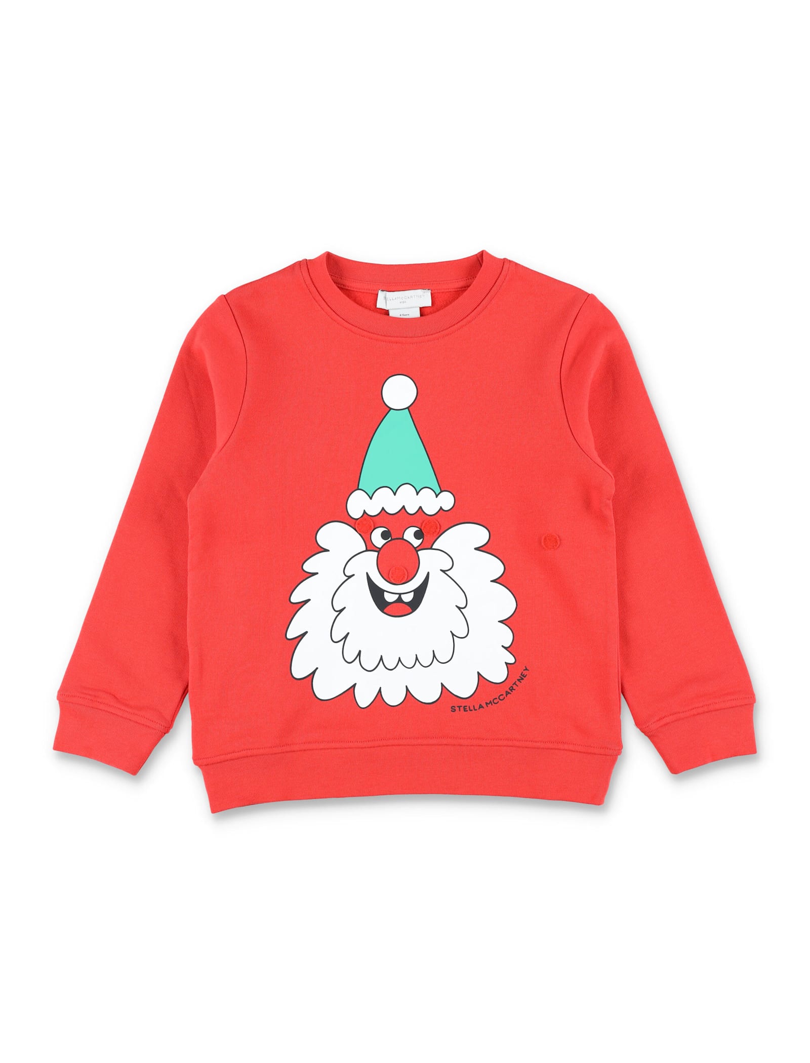 Stella Mccartney Kids Santa Patch Sweatshirt In Red