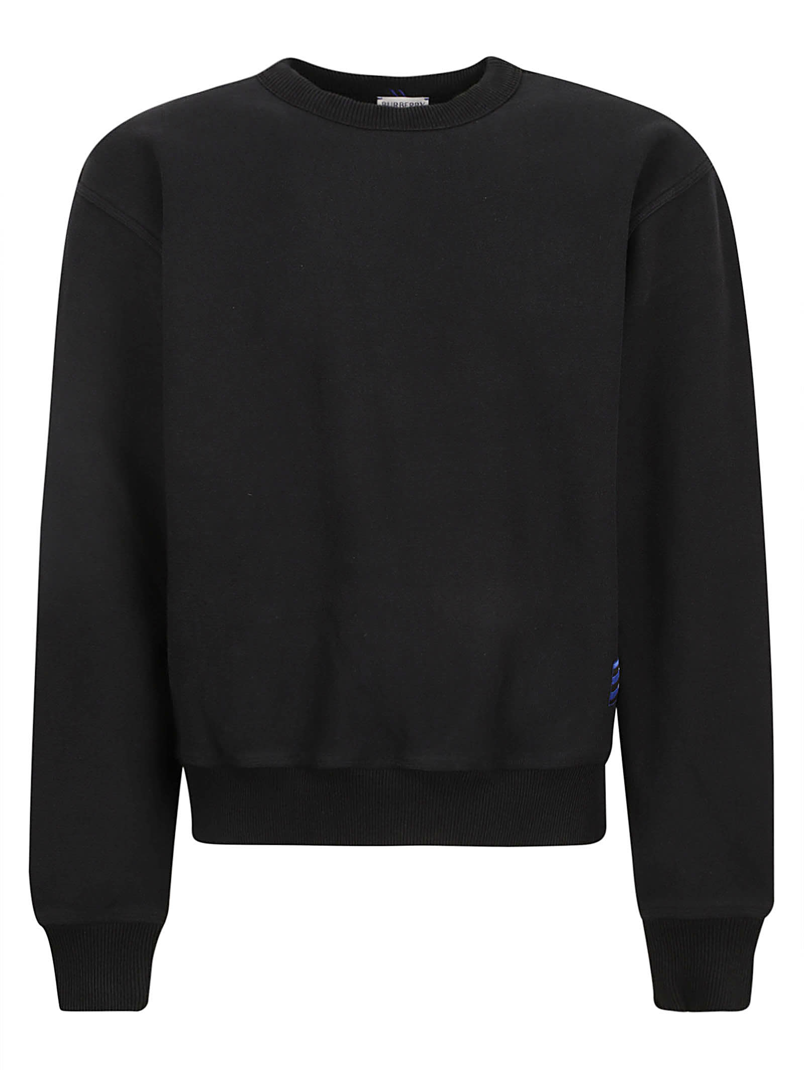 Shop Burberry Jer For Crew Sweatshirt In Black
