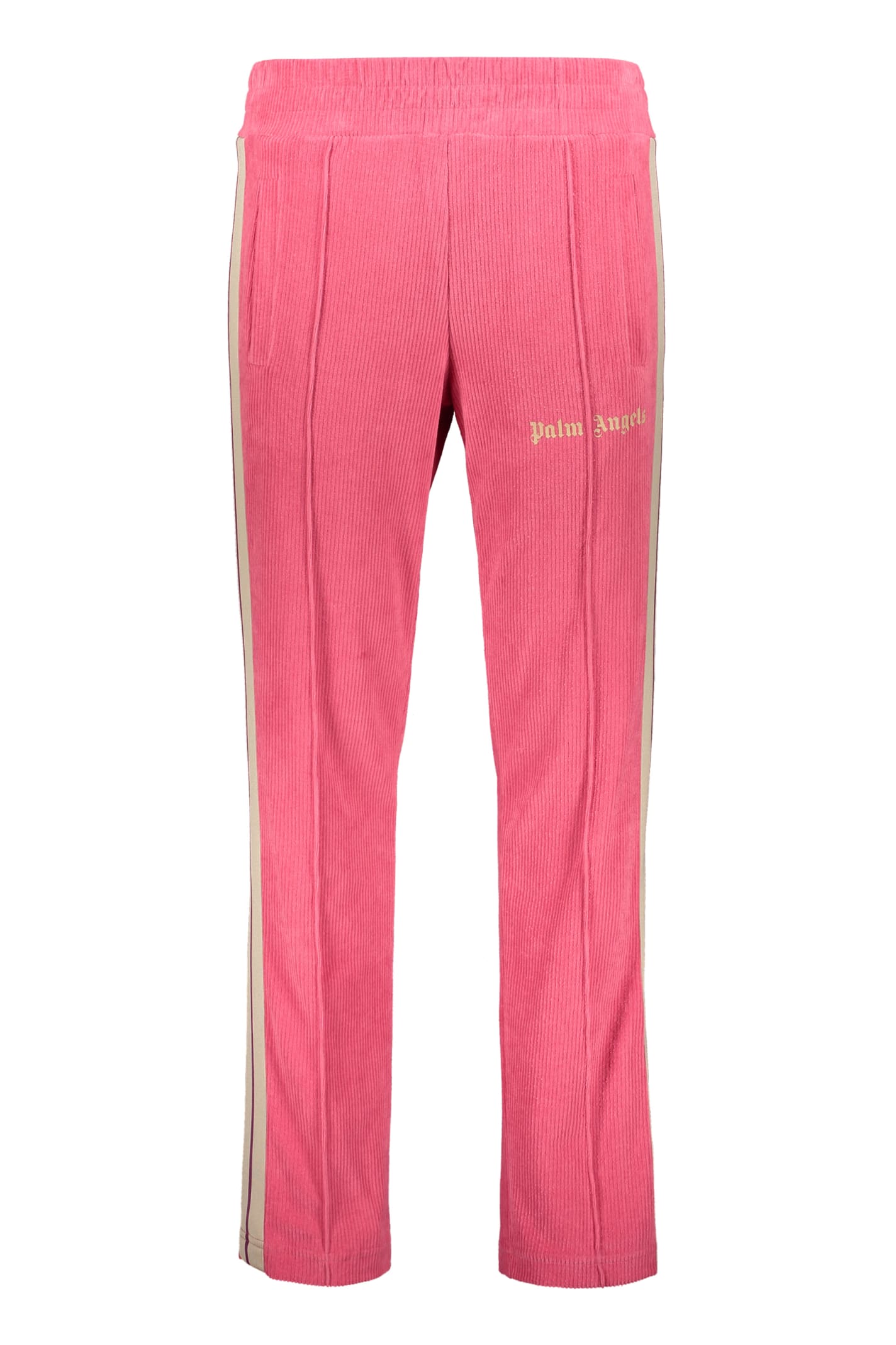 Shop Palm Angels Corduroy Trousers In Pink