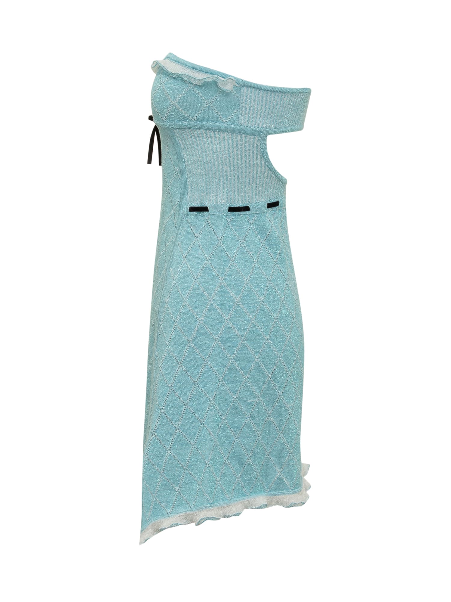 Shop Cormio Lingerie Dress In Turquoise