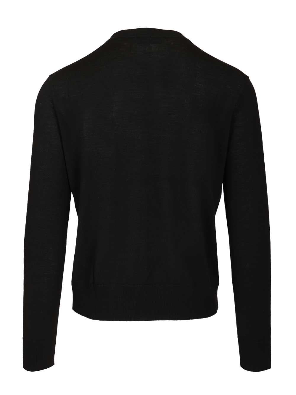 Vivienne Westwood Alex Round Neck Knitwear Black In Black
