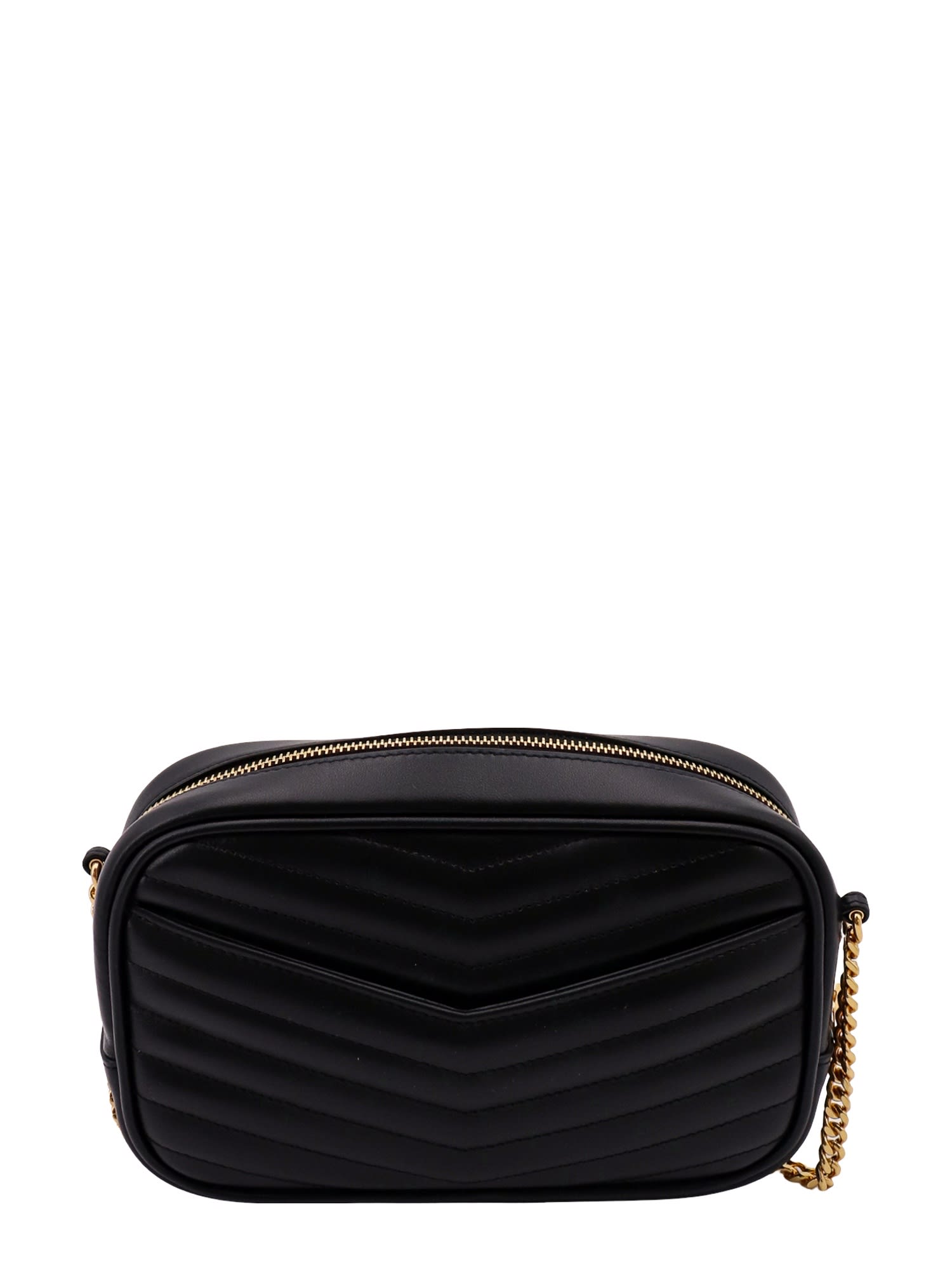 Saint Laurent Womens Choc/kak/brun Roui Le Monogramme Mini Leather