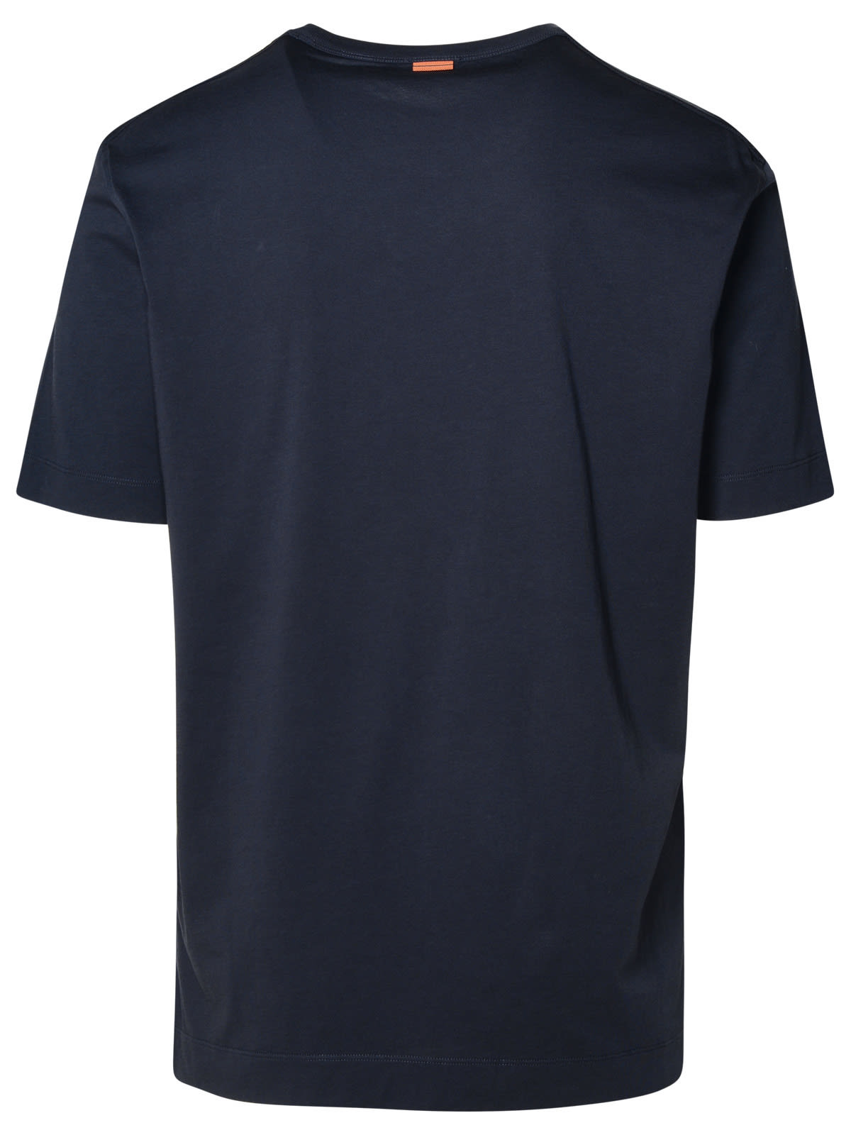 Zegna Crew-neck T-shirt In Cotton In Blue
