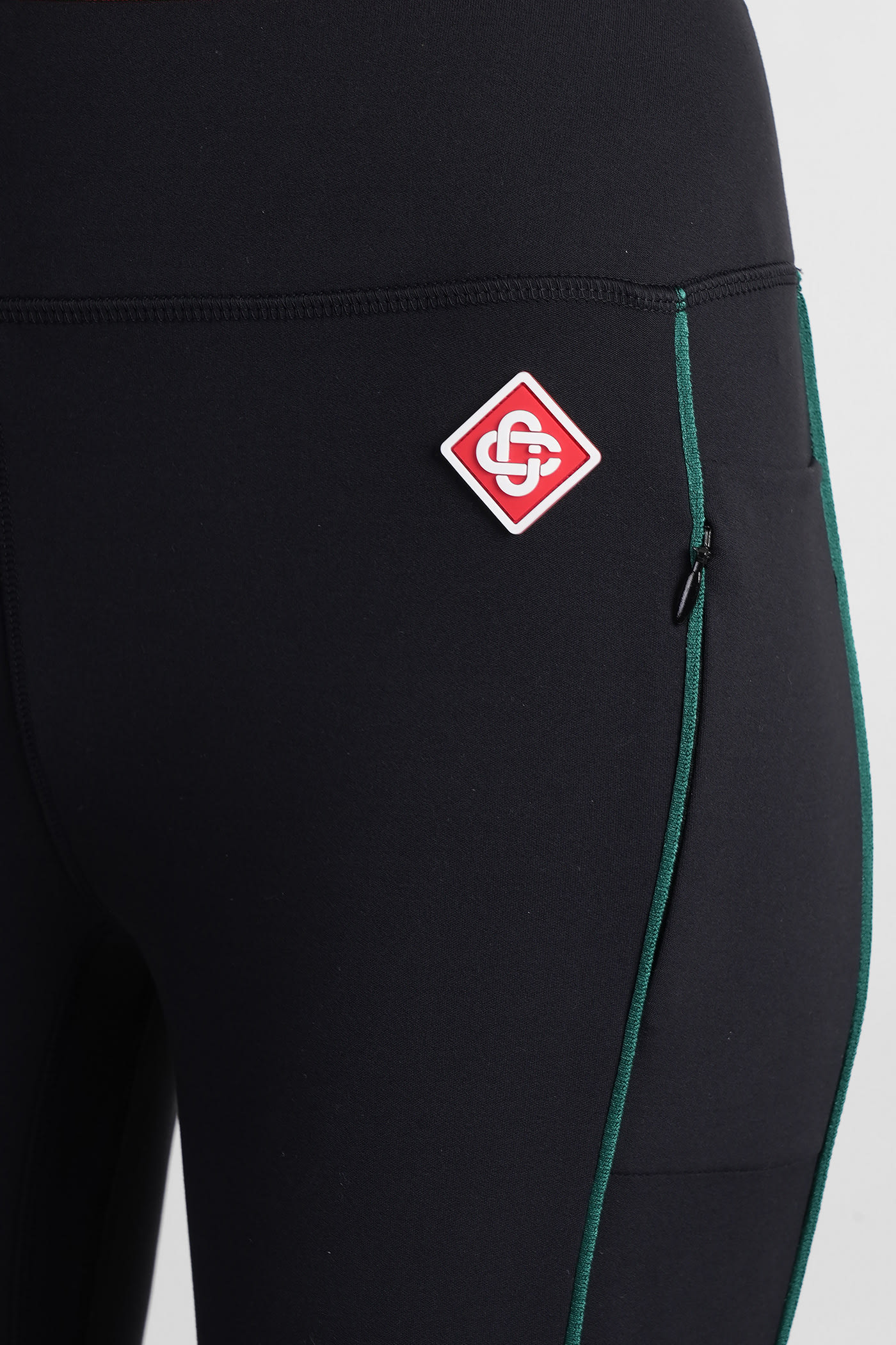 Shop Casablanca Leggings In Black Polyamide
