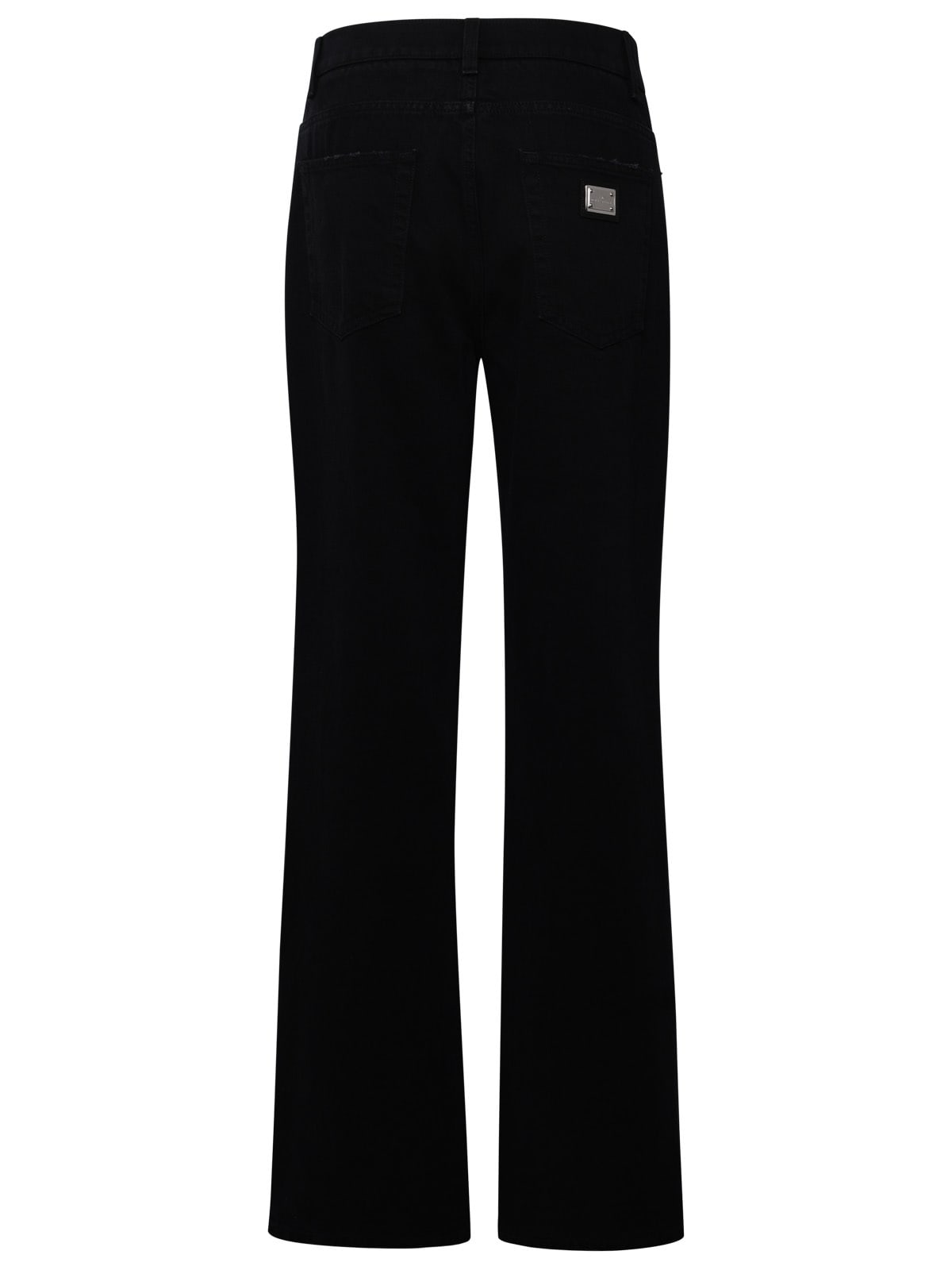 Shop Dolce & Gabbana X Kim Black Cotton Jeans