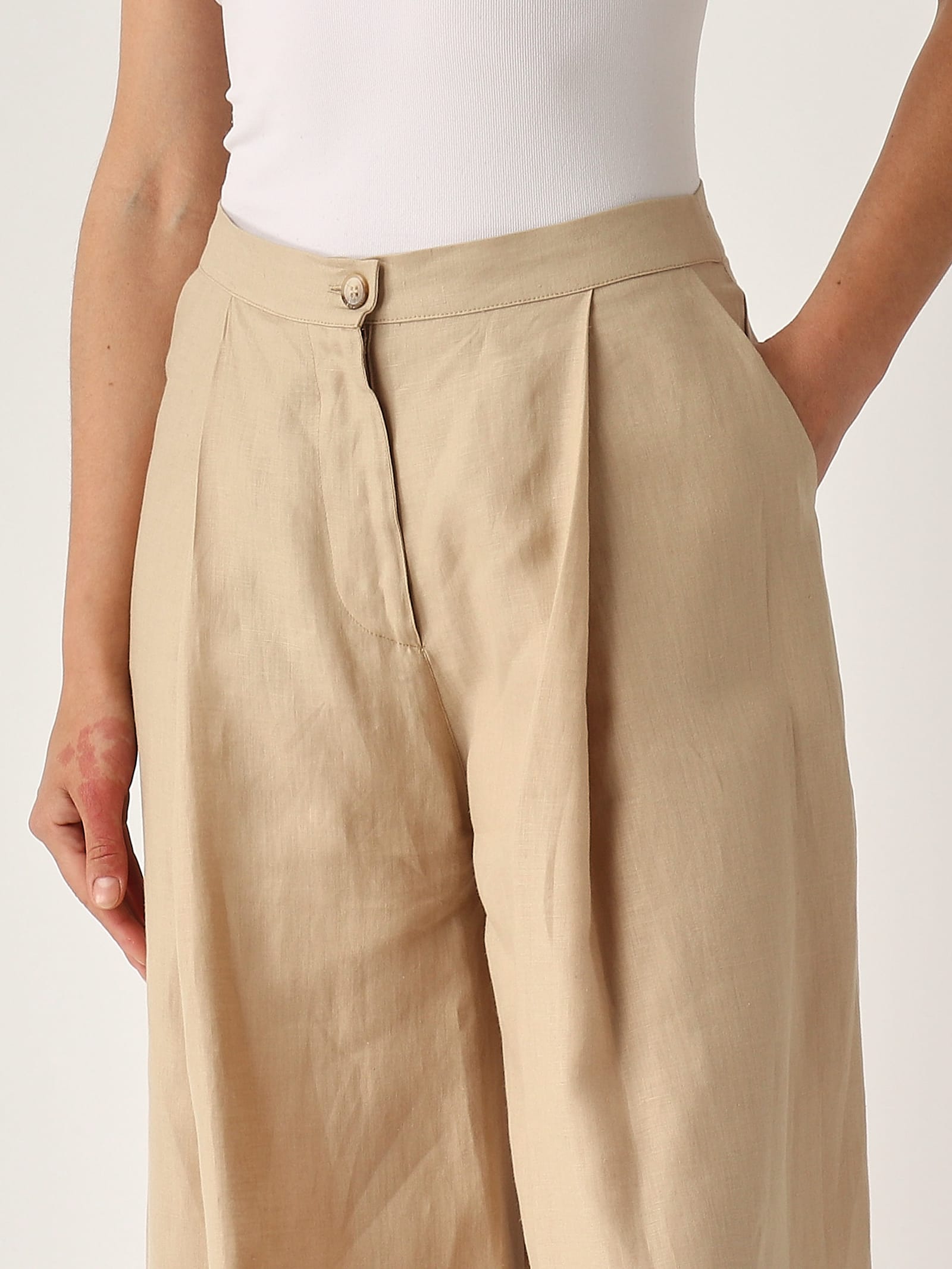 Gran Sasso Gonna Pantalone Trousers In Brown