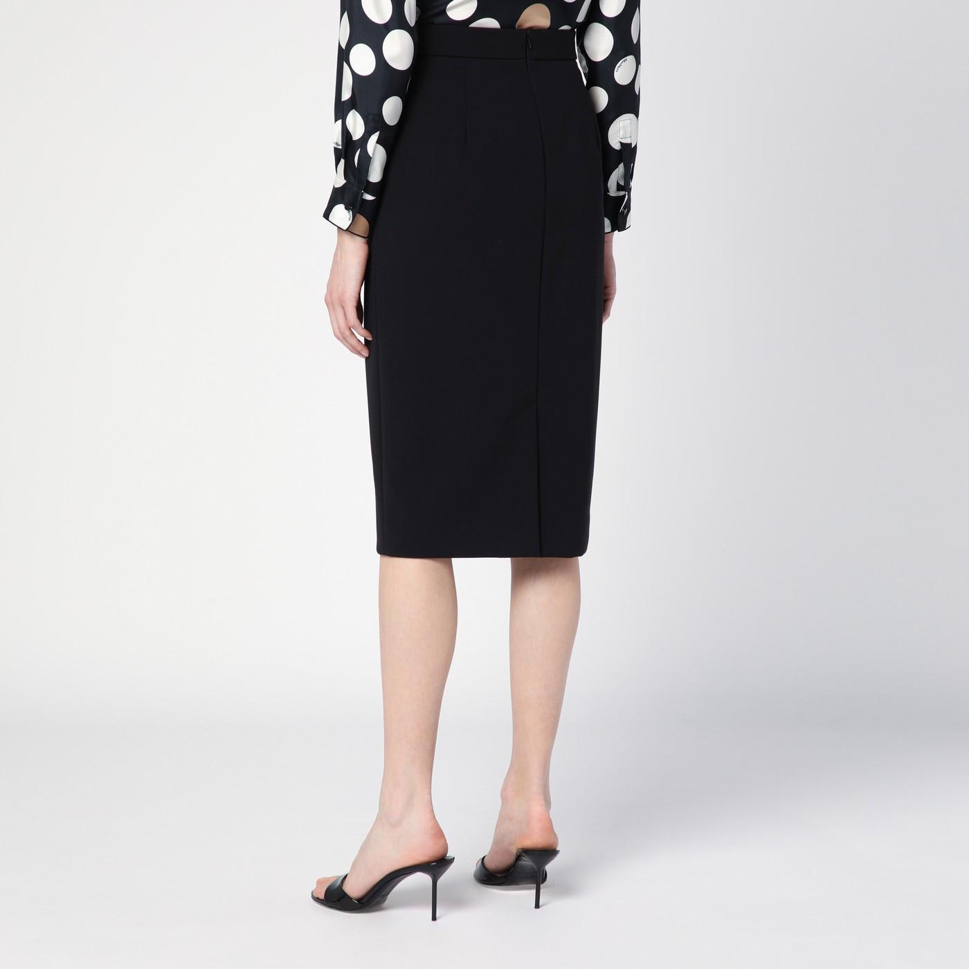 Shop Max Mara Black Midi Pencil Skirt