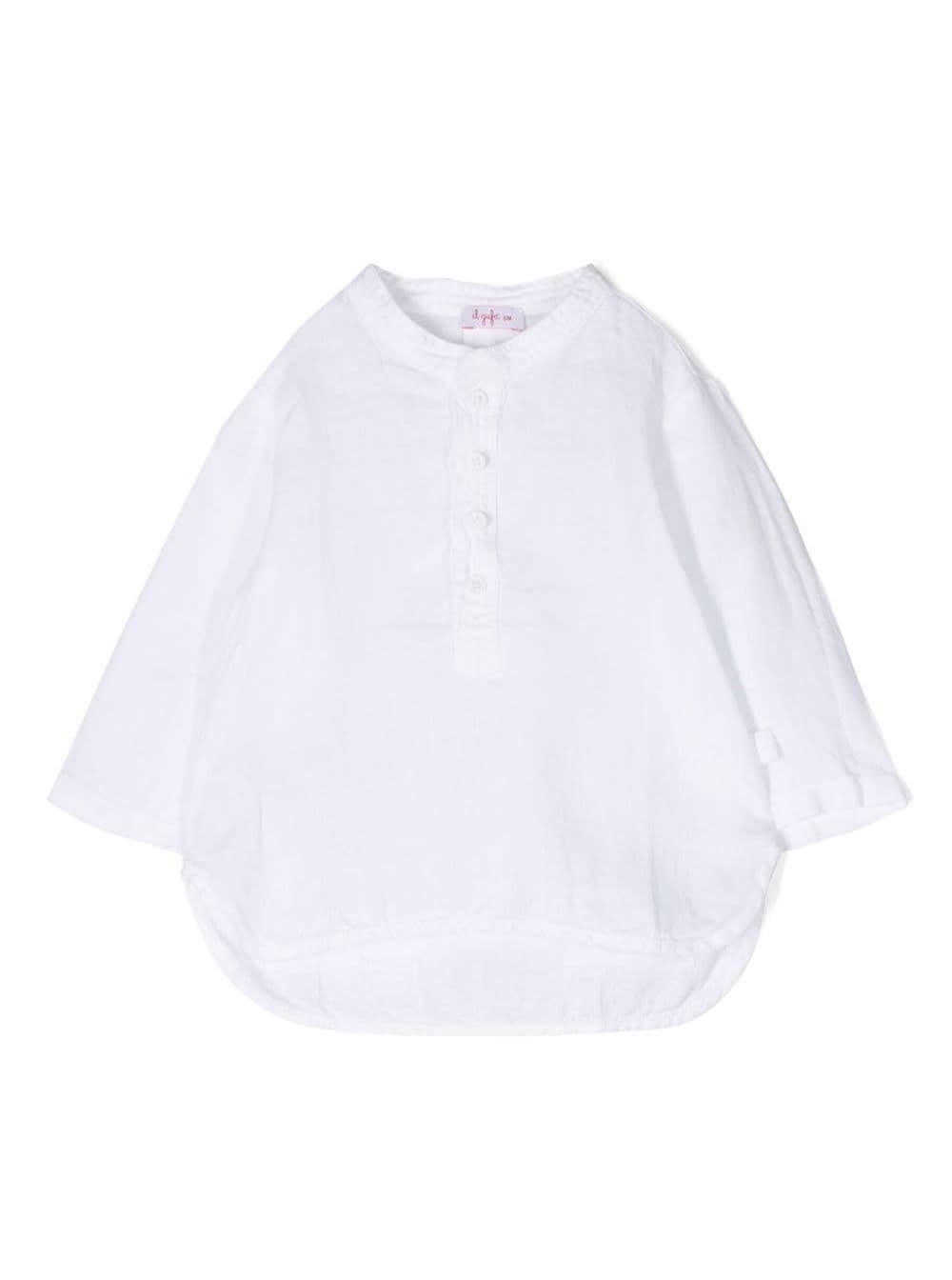 Il Gufo Babies' Camicia M/lunga In White