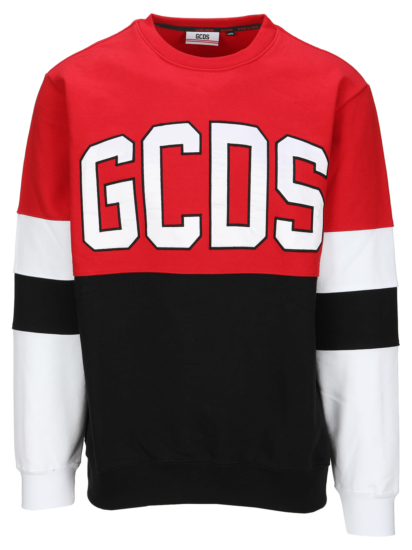 Gcds Colour Block Logo Sweatshirt
