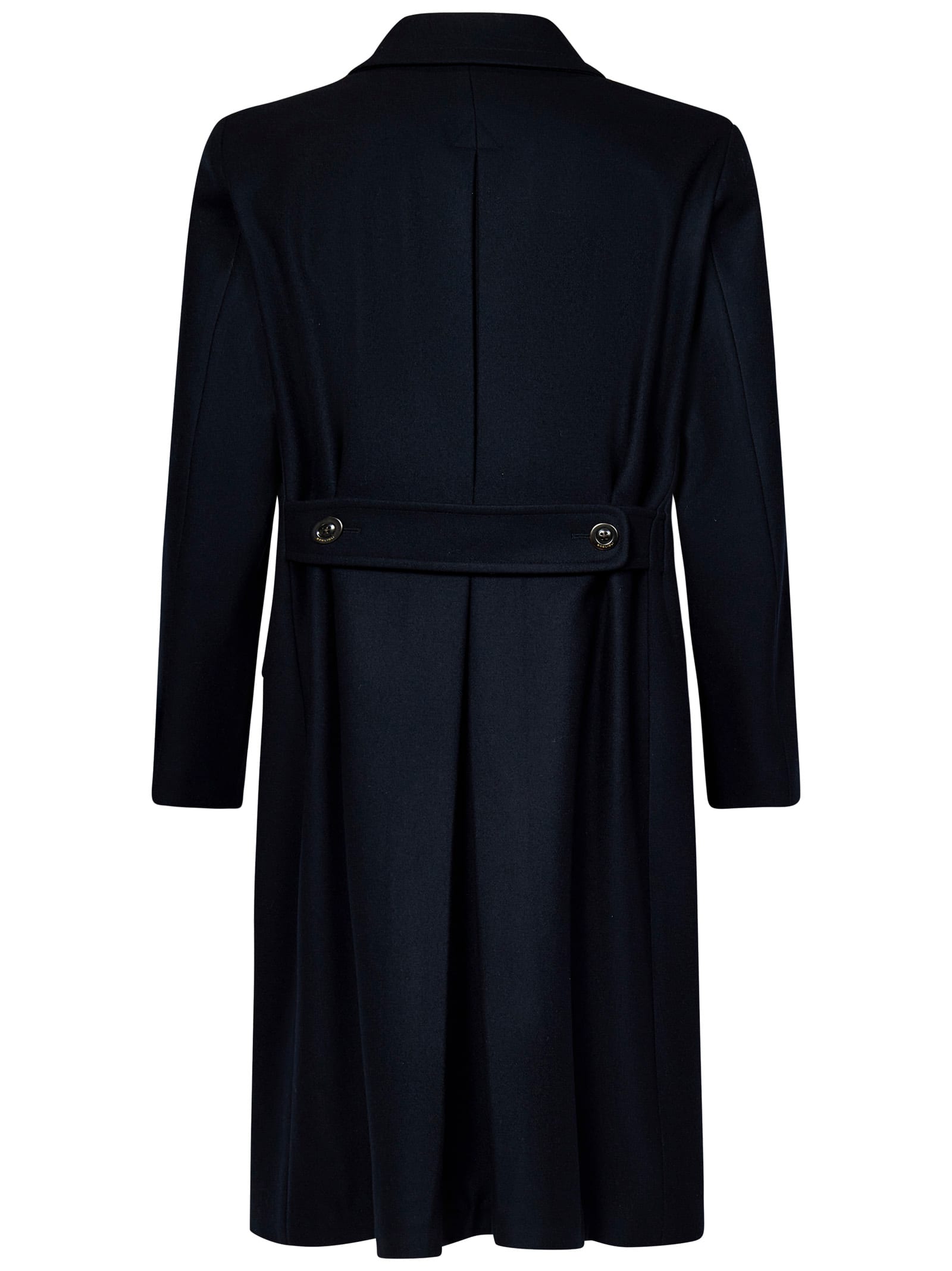Boglioli Blue Wool Coat In Blue