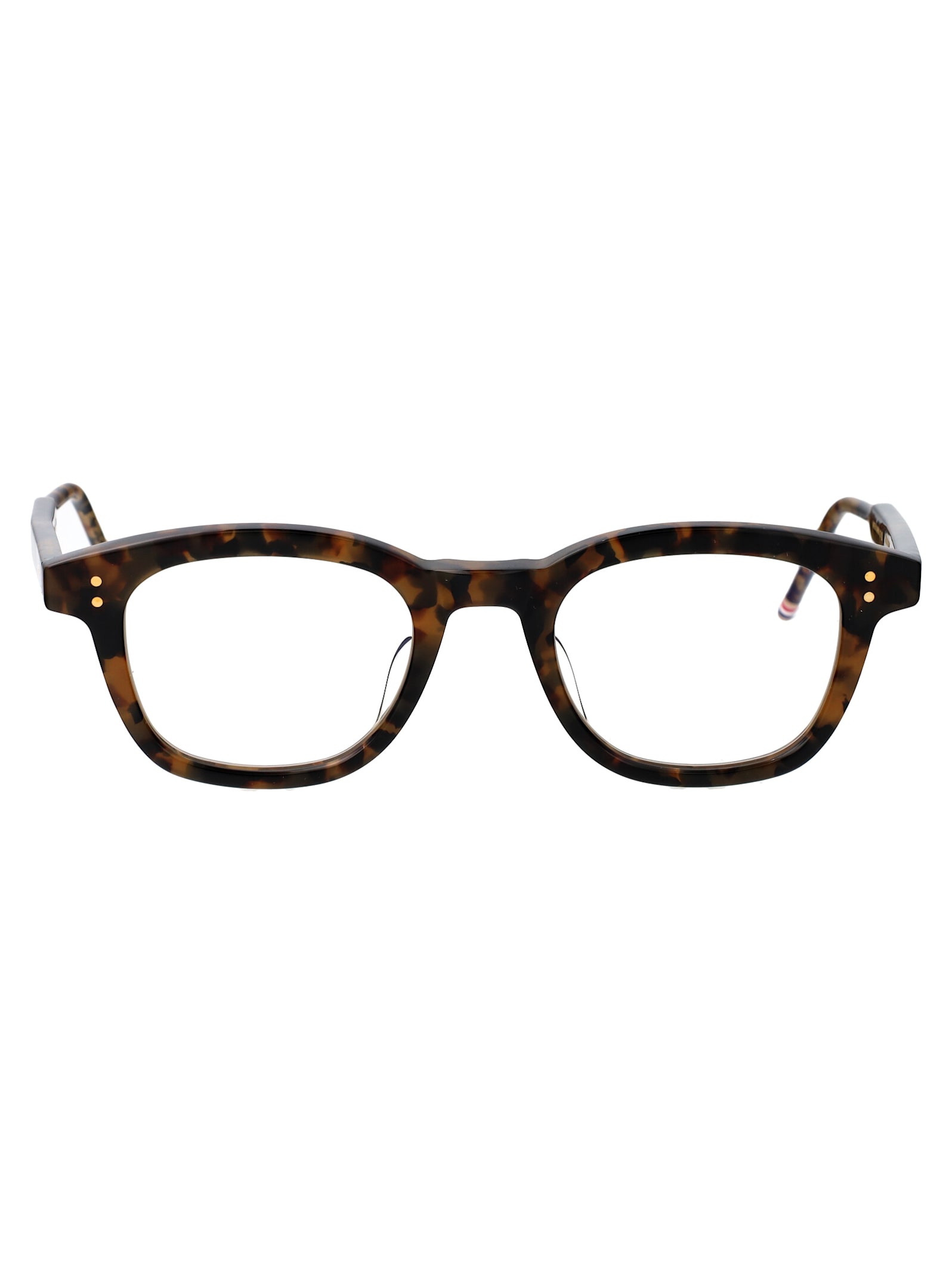 Shop Thom Browne Ueo921a-g0002 Glasses In Tokyo Tortoise