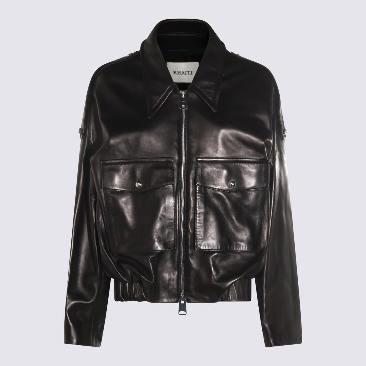 Khaite Jackets Blacks And Greys In Black
