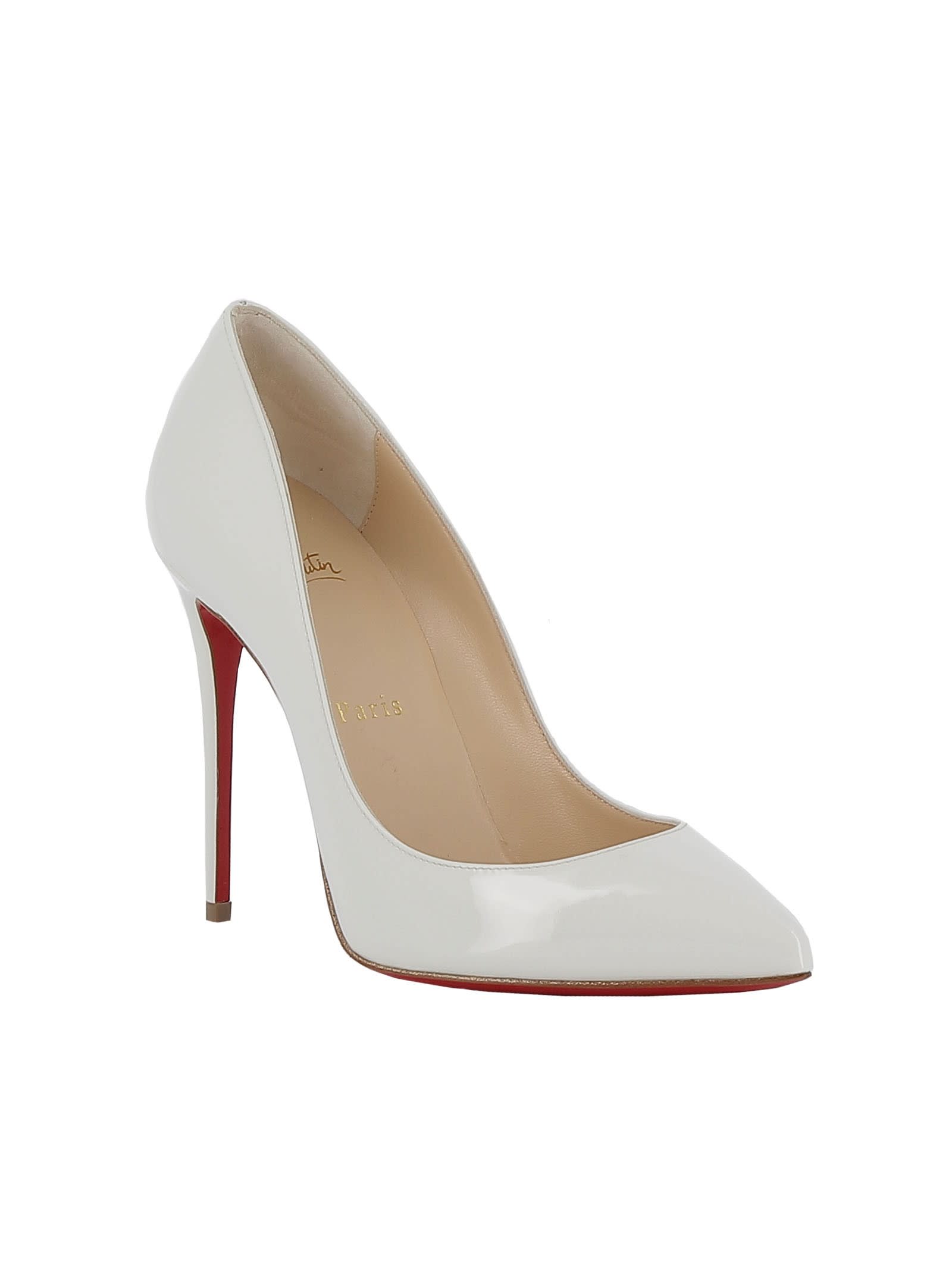 Louboutin White Patent Leather Pumps Louboutin White Patent Leather Pumps