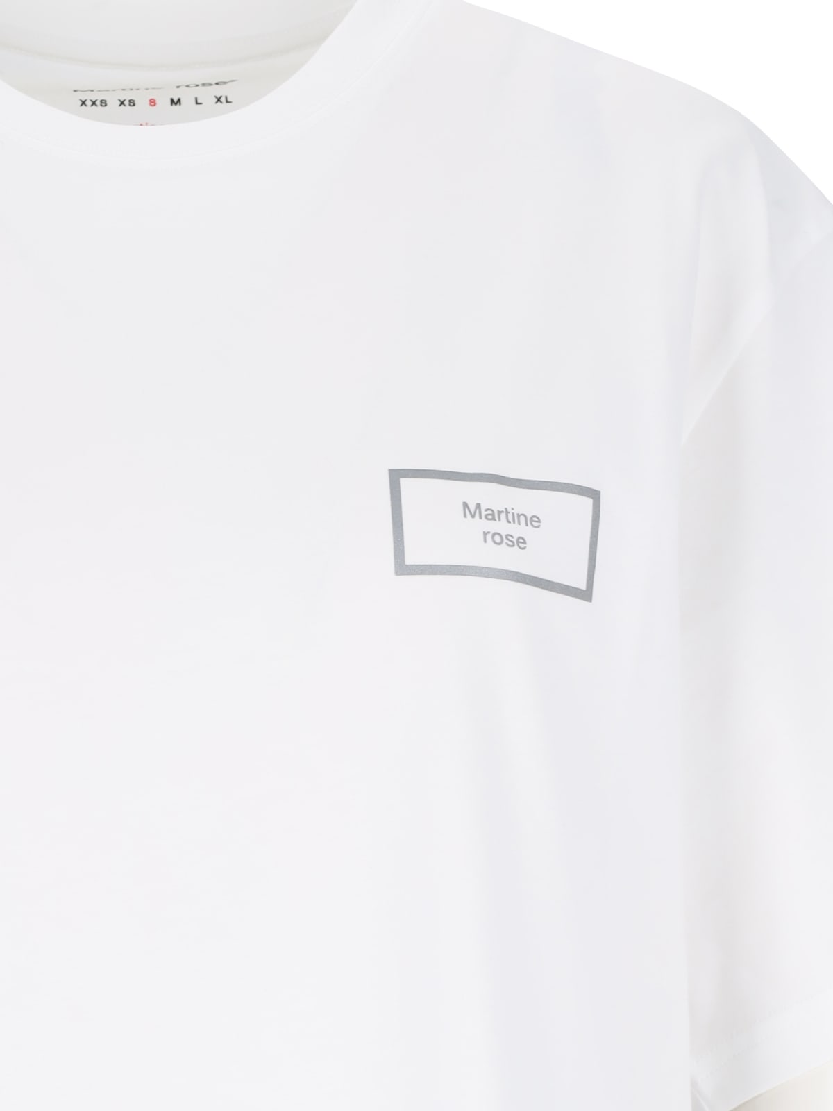 Shop Martine Rose Logo T-shirt In White