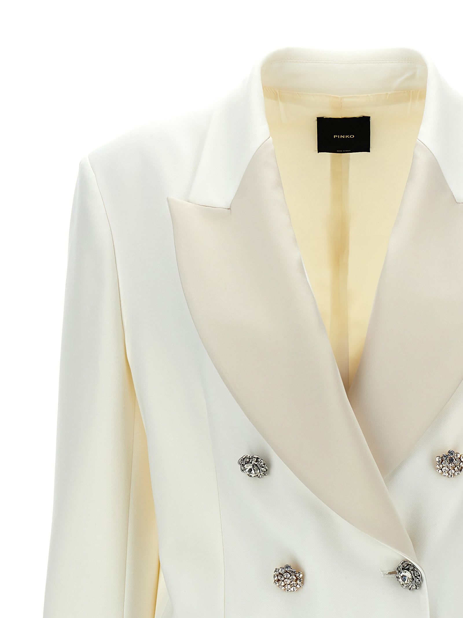 Shop Pinko Vallini Blazer In White