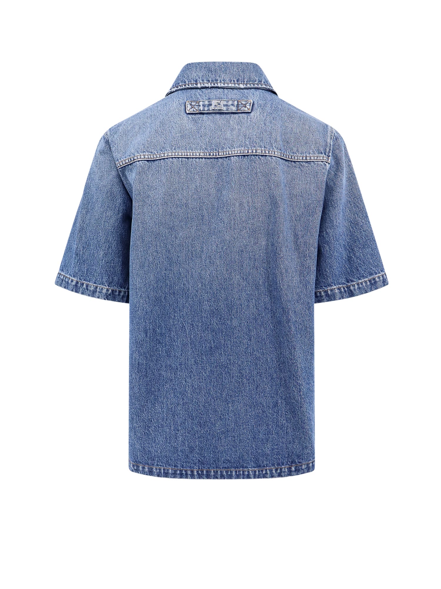 Shop Fendi Shirt In Blue