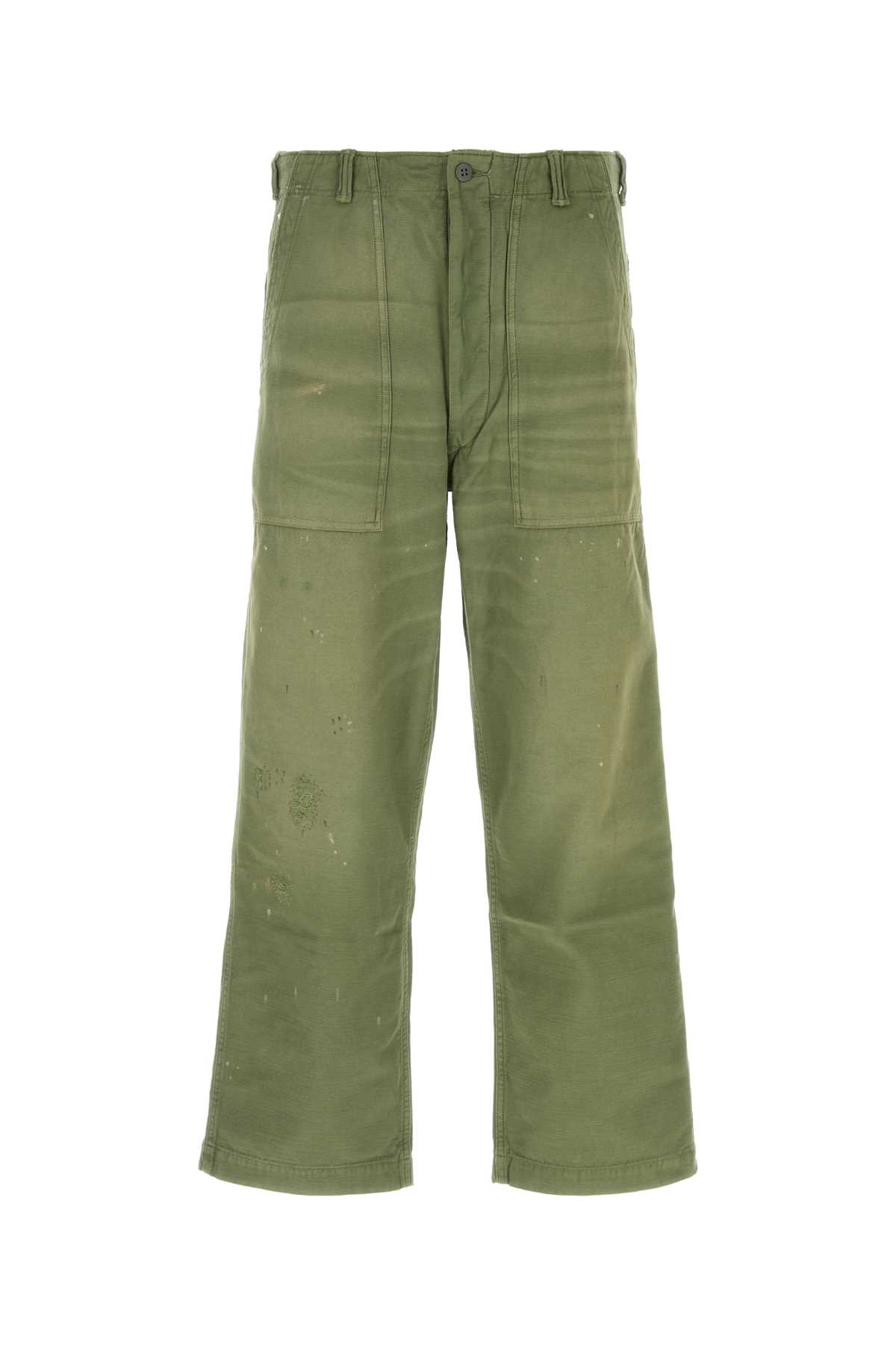 Green Cotton Pant
